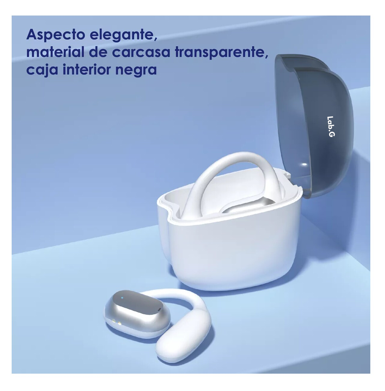 Foto 5 pulgar | Auriculares Con Bluetooth Lab.g Or2 Inalámbricos Led Blanco