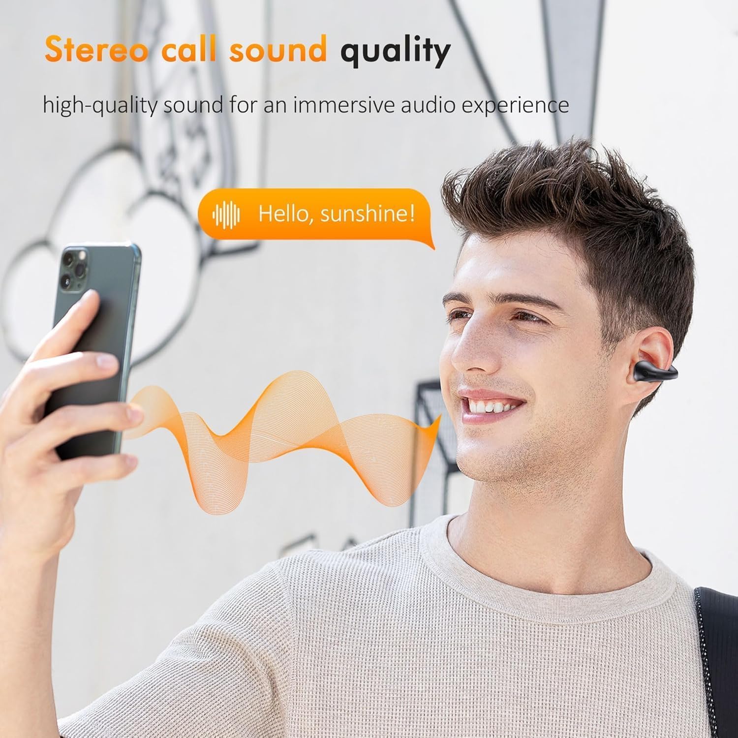 Foto 6 | Auriculares Inalámbricos Boytond Open Ear Clip Bluetooth 5.3 con Micrófono - Venta Internacional