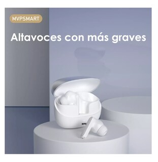 Foto 4 | Auriculares Bluetooth Inalámbricos Led, Belug Blanco/plata