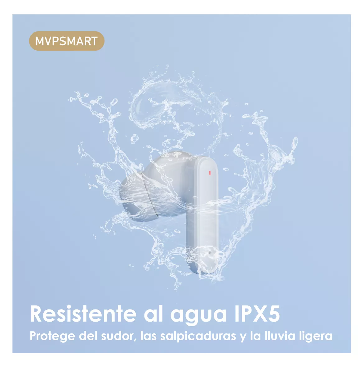 Foto 6 pulgar | Auriculares Bluetooth Inalámbricos Led, Belug Blanco/plata