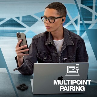 Foto 3 | Auriculares Inalámbricos Skullcandy Mod Batería de 34 h con Micrófono Gris - Venta Internacional