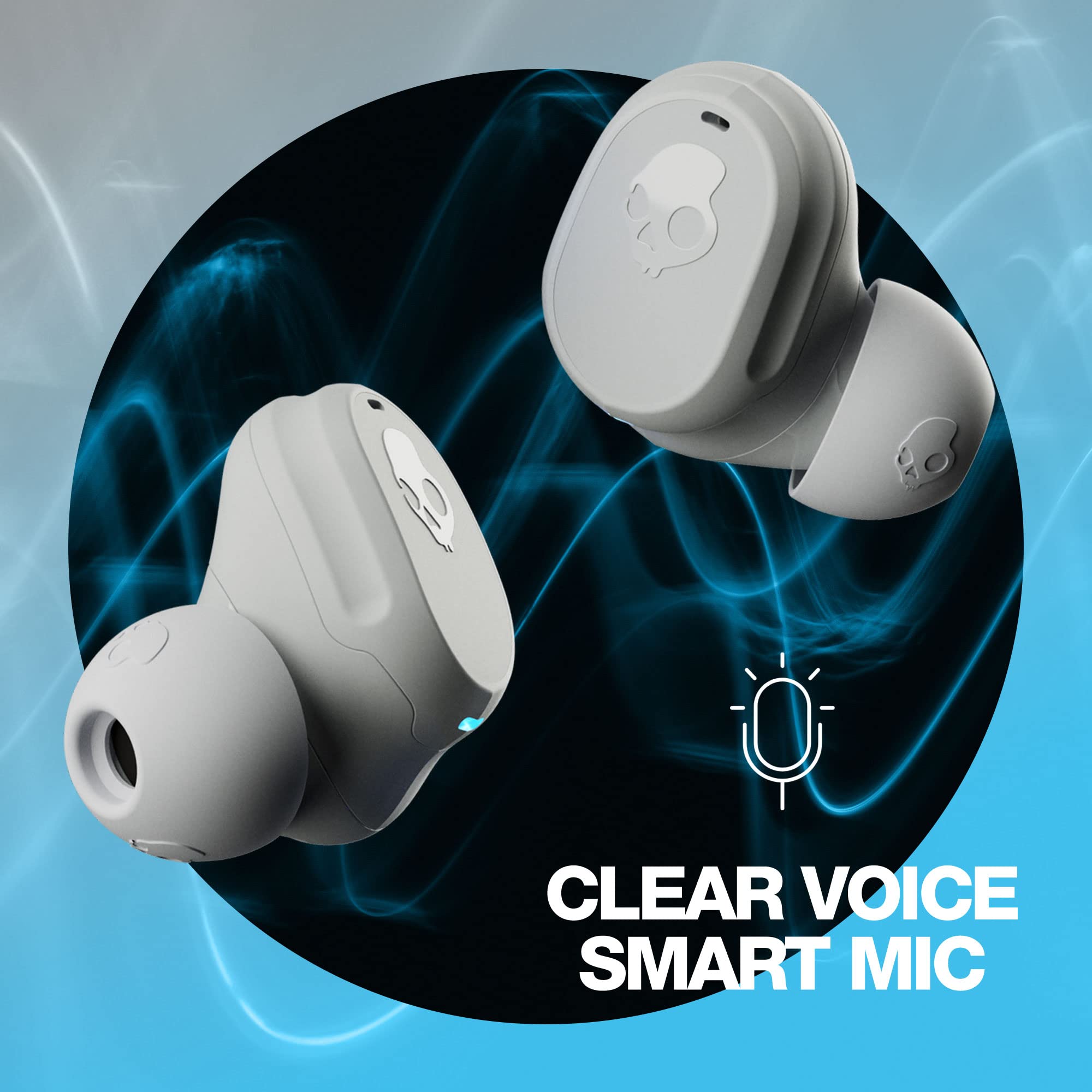 Foto 5 pulgar | Auriculares Inalámbricos Skullcandy Mod Batería de 34 h con Micrófono Gris - Venta Internacional