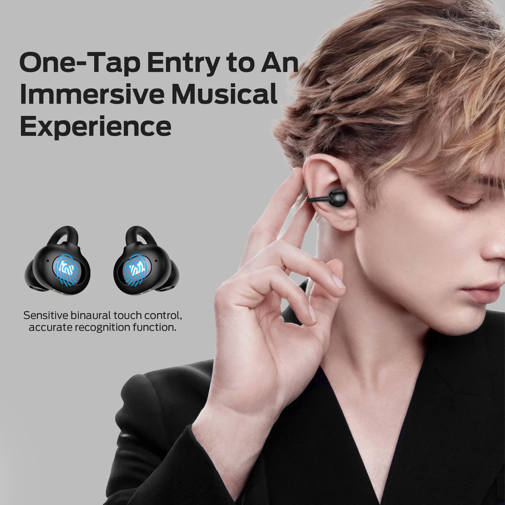 Foto 5 pulgar | Auriculares Monster Open Ear AC339 Bluetooth 6.0 IPX6 Impermeables - Venta Internacional