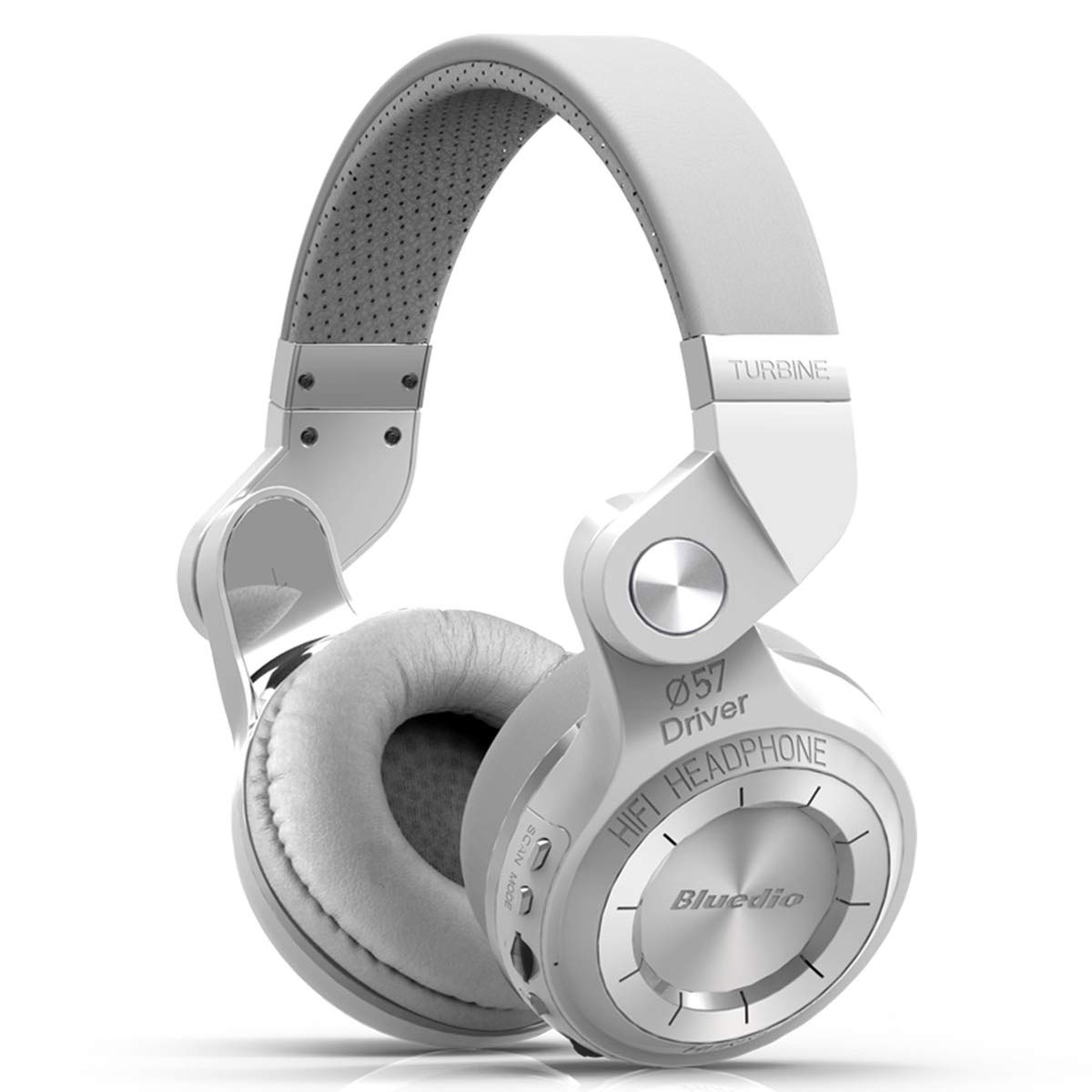 Foto 2 pulgar | Audífonos Inalámbricos Bluedio T2 Plus Blancos con Bluetooth-Venta Internacional