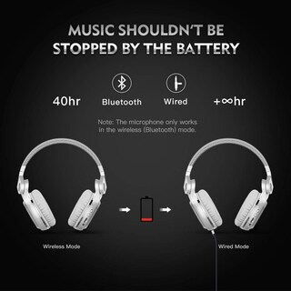 Foto 4 | Audífonos Inalámbricos Bluedio T2 Plus Blancos con Bluetooth-Venta Internacional