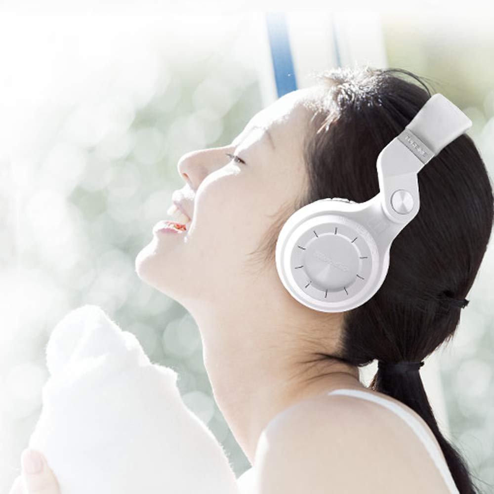 Foto 8 pulgar | Audífonos Inalámbricos Bluedio T2 Plus Blancos con Bluetooth-Venta Internacional