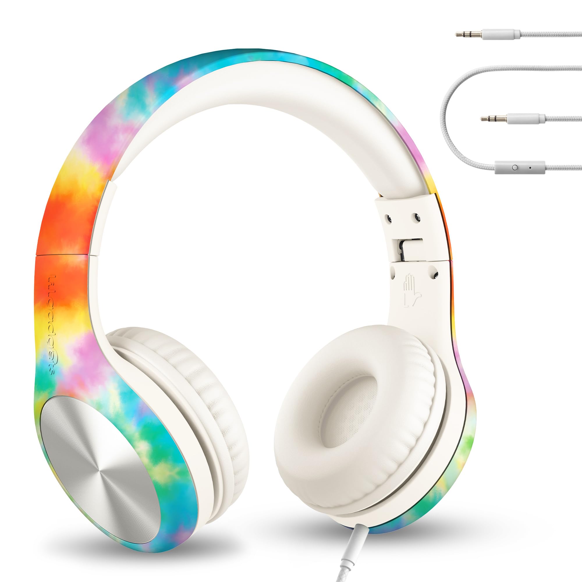 Foto 1 | Auriculares Lilgadgets Connect+ Pro Kids Con Micrófono Y Cable Tie Dye - Venta Internacional.