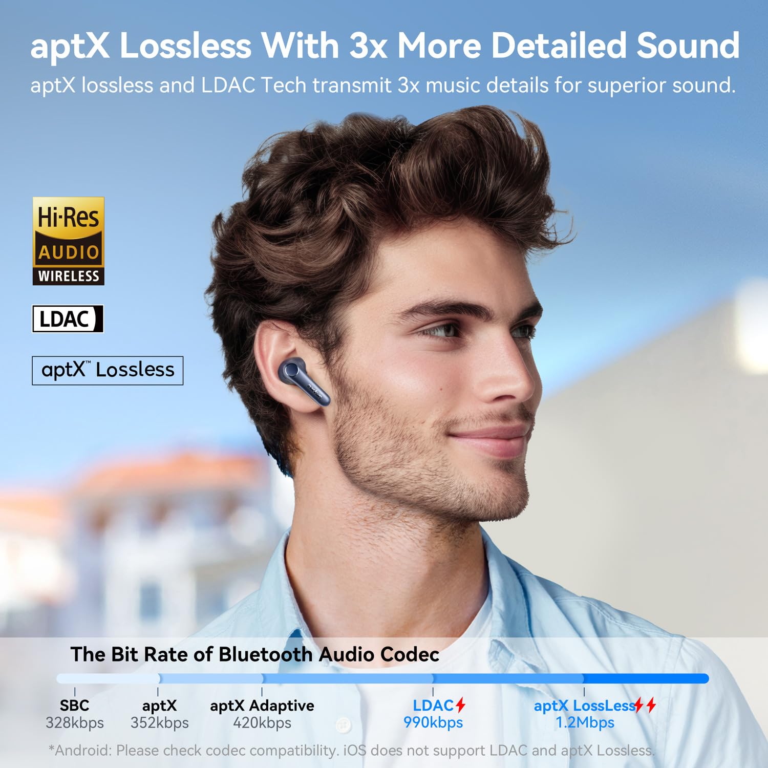 Foto 5 pulgar | Auriculares Inalámbricos Earfun Air Pro 4 Adaptive Hybrid Anc Blue - Venta Internacional.