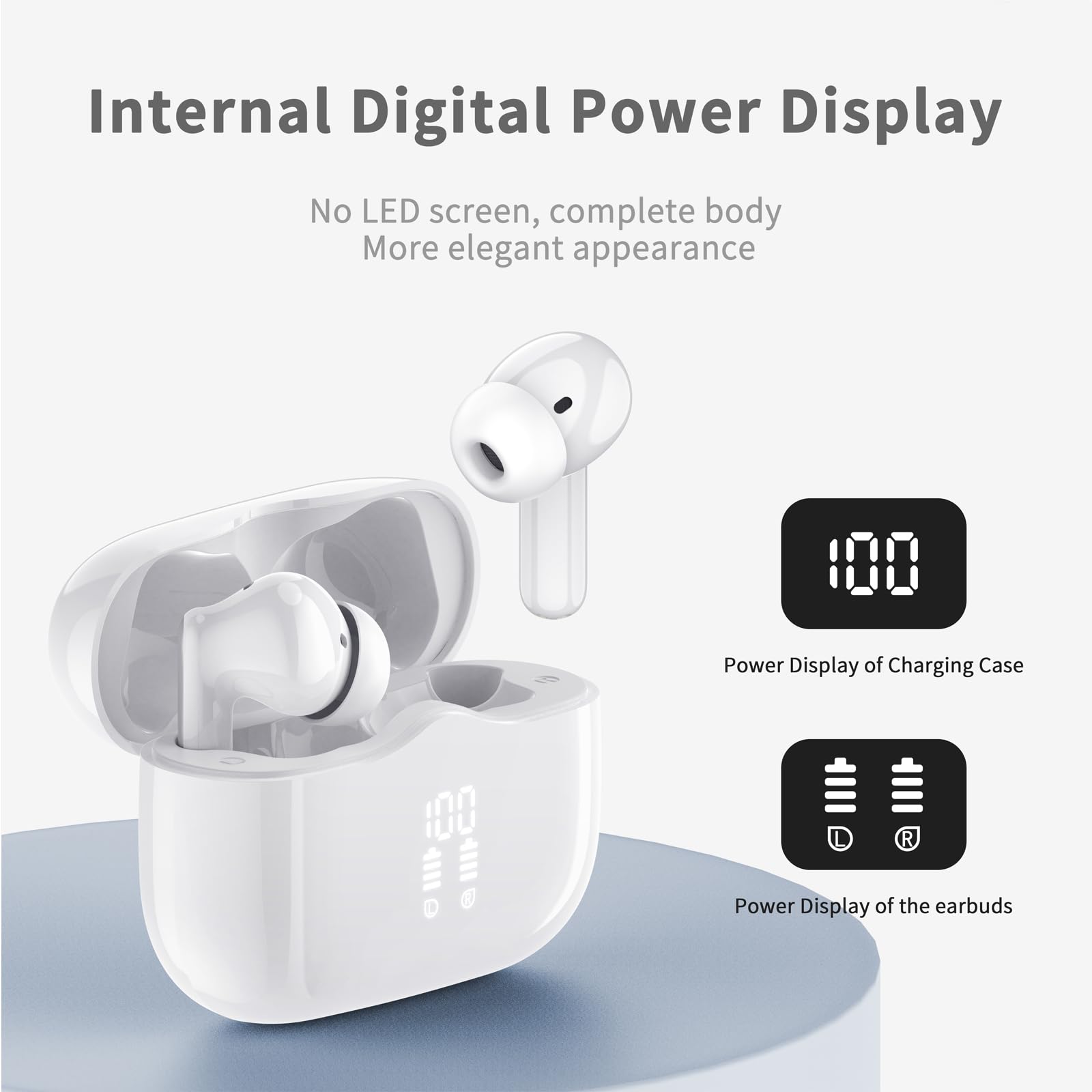 Foto 4 | Auriculares Inalámbricos Xinwld Bluetooth 5.3 40h Playtime - Venta Internacional.