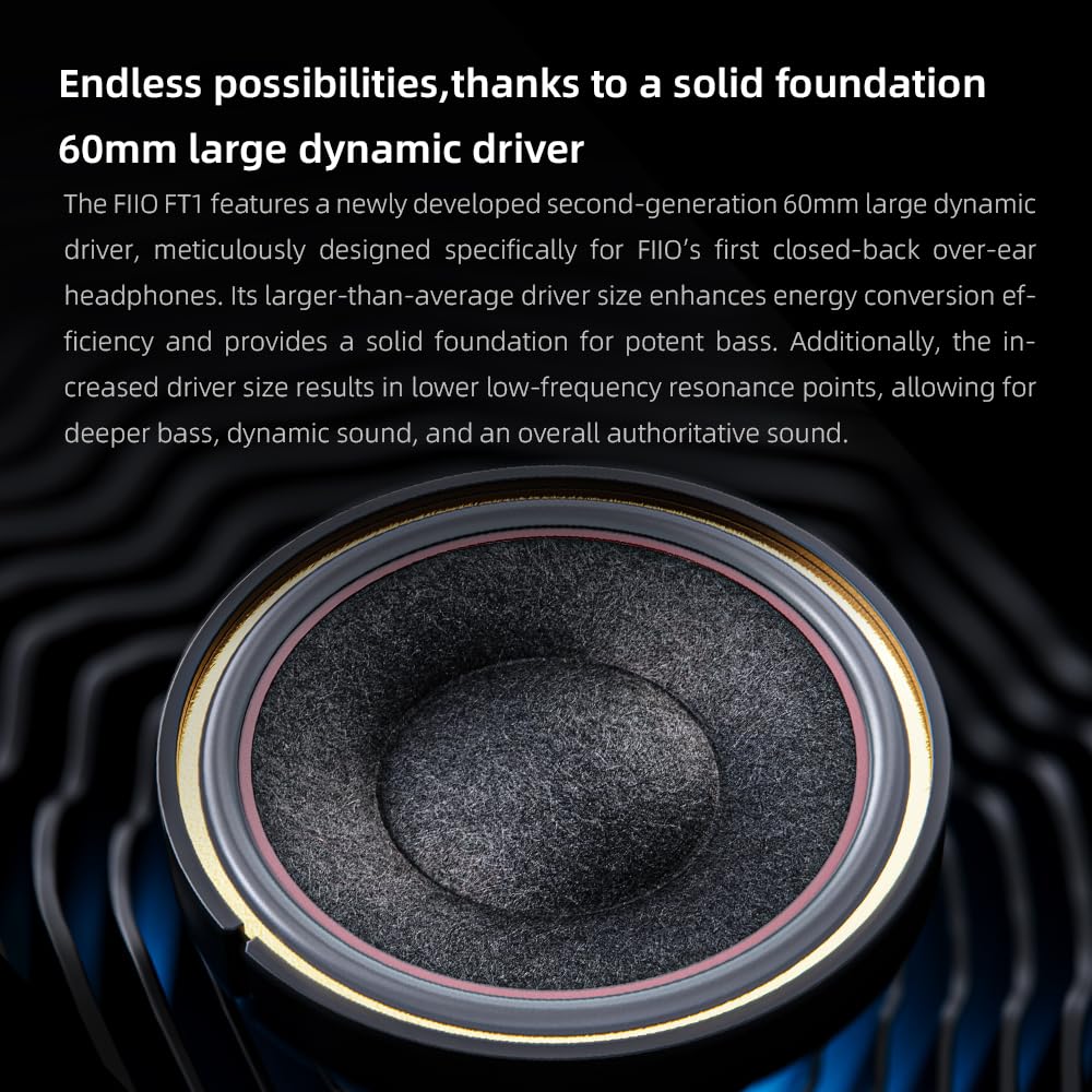 Foto 6 pulgar | Auriculares Fiio Ft1 De Fibra De Nanomadera Con Parte Posterior Cerrada - Venta Internacional.