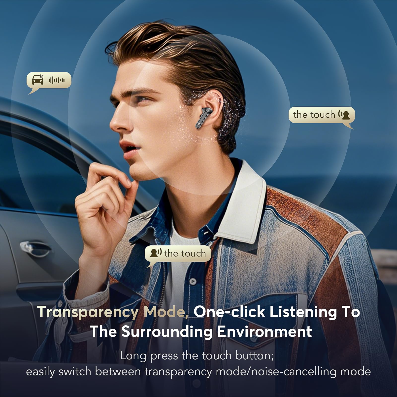 Foto 6 | Auriculares Inalámbricos Euqq Yyk-q10 Bluetooth 5.4 36h Playtime Ip7 - Venta Internacional.