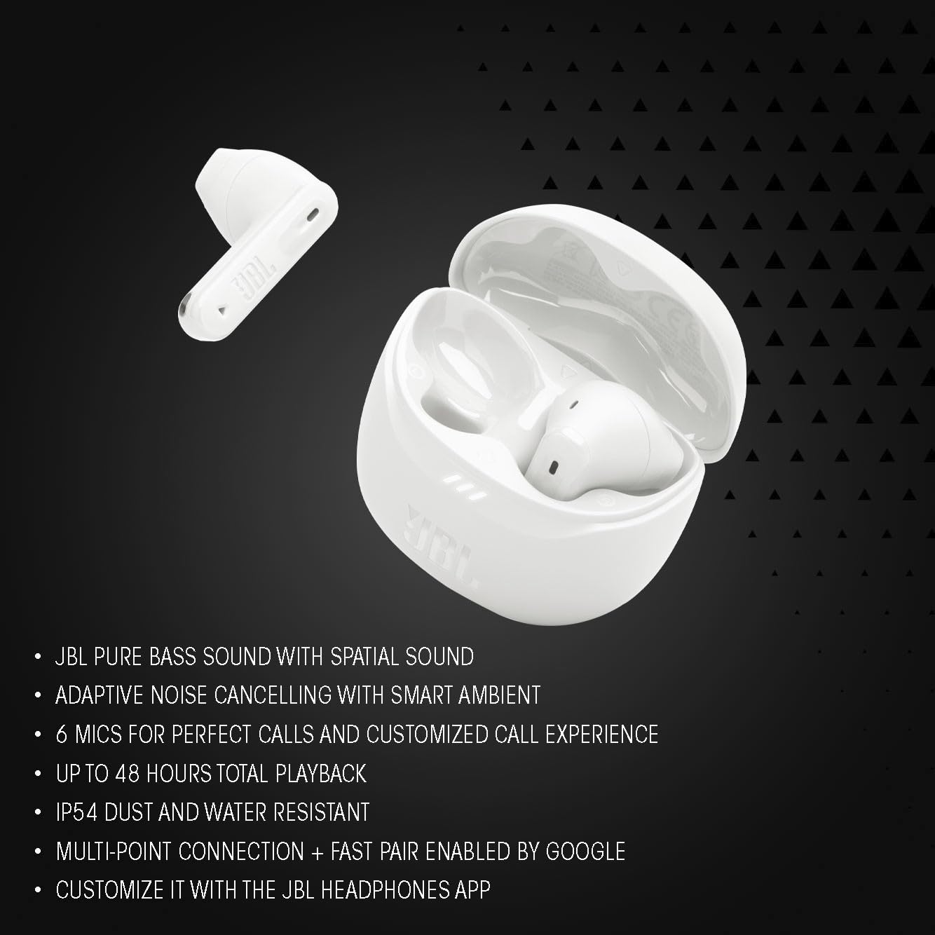 Foto 4 pulgar | Auriculares Jbl Tune Flex 2 True Wireless Con Cancelación De Ruido, Color Verde - Venta Internacional.