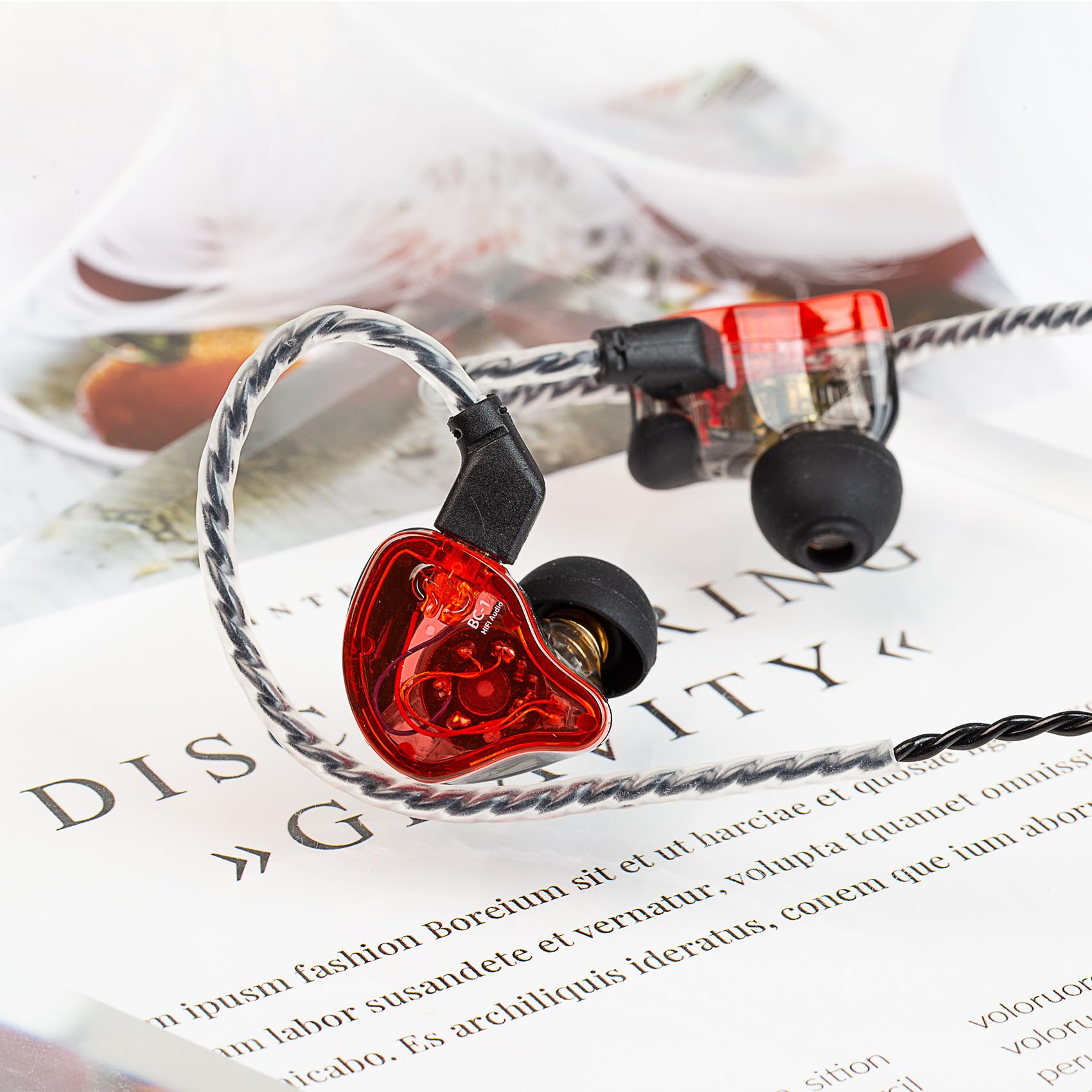 Foto 8 pulgar | Auriculares Yinyoo Ccz Melody In-ear 1dd 1ba Monitores Rojos - Venta Internacional.