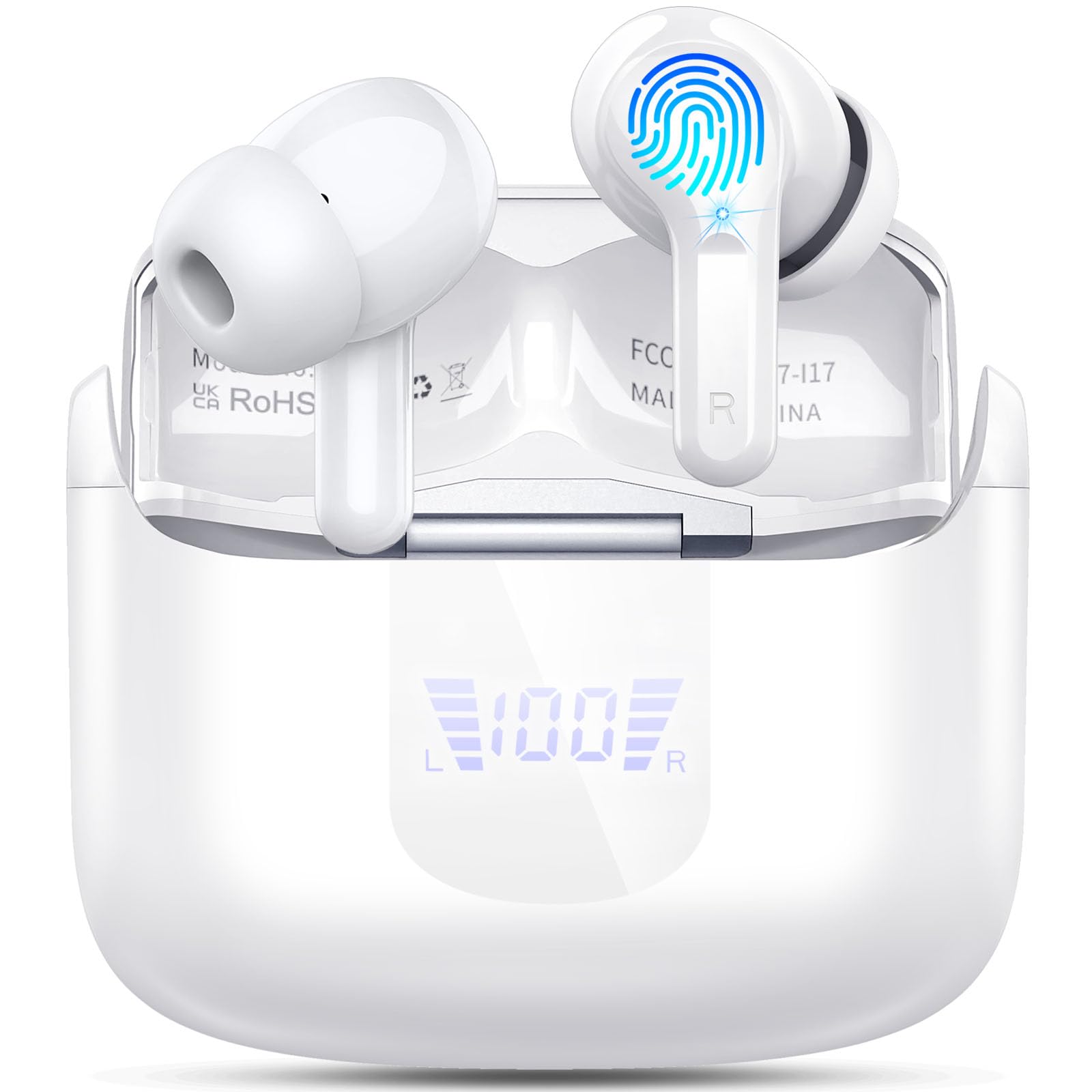 Foto 1 | Auriculares Inalámbricos Ordtop 2025 Bluetooth 5.3 40h Batería Ip7 - Venta Internacional.