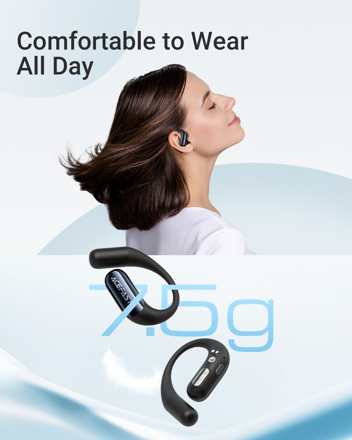 Foto 4 pulgar | Auriculares Inalámbricos Abiertos Acefast Acefit Air Bluetooth 5.4 - Venta Internacional.