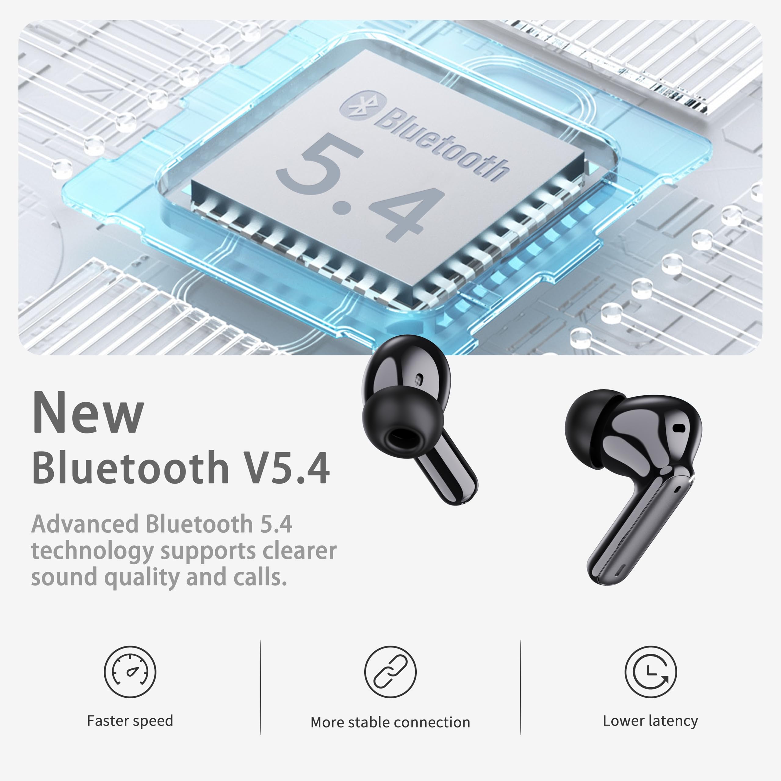 Foto 6 pulgar | Auriculares Inalámbricos Xinwld 2025 Bluetooth 5.4 Con 4 Micrófonos Enc Ip7 - Venta Internacional.