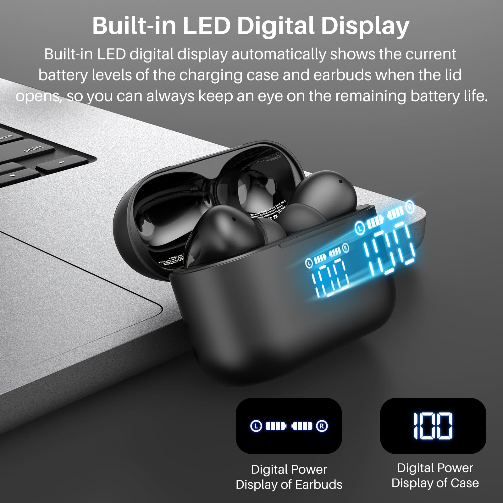 Foto 3 | Auriculares Inalámbricos Tozo T20 Bluetooth Ipx8 Negros - Venta Internacional.