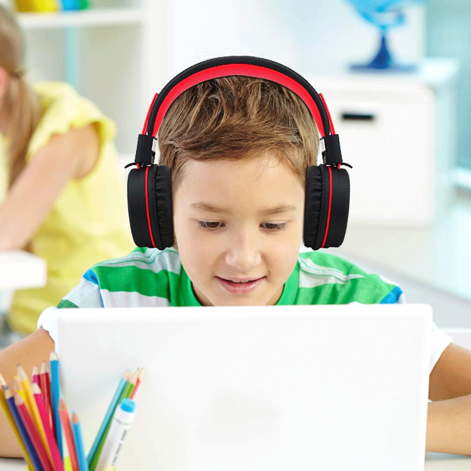 Foto 3 pulgar | Auriculares Supraaurales Plegables Elecder I37 Para Niños Con Conector De 3,5 Mm - Venta Internacional.