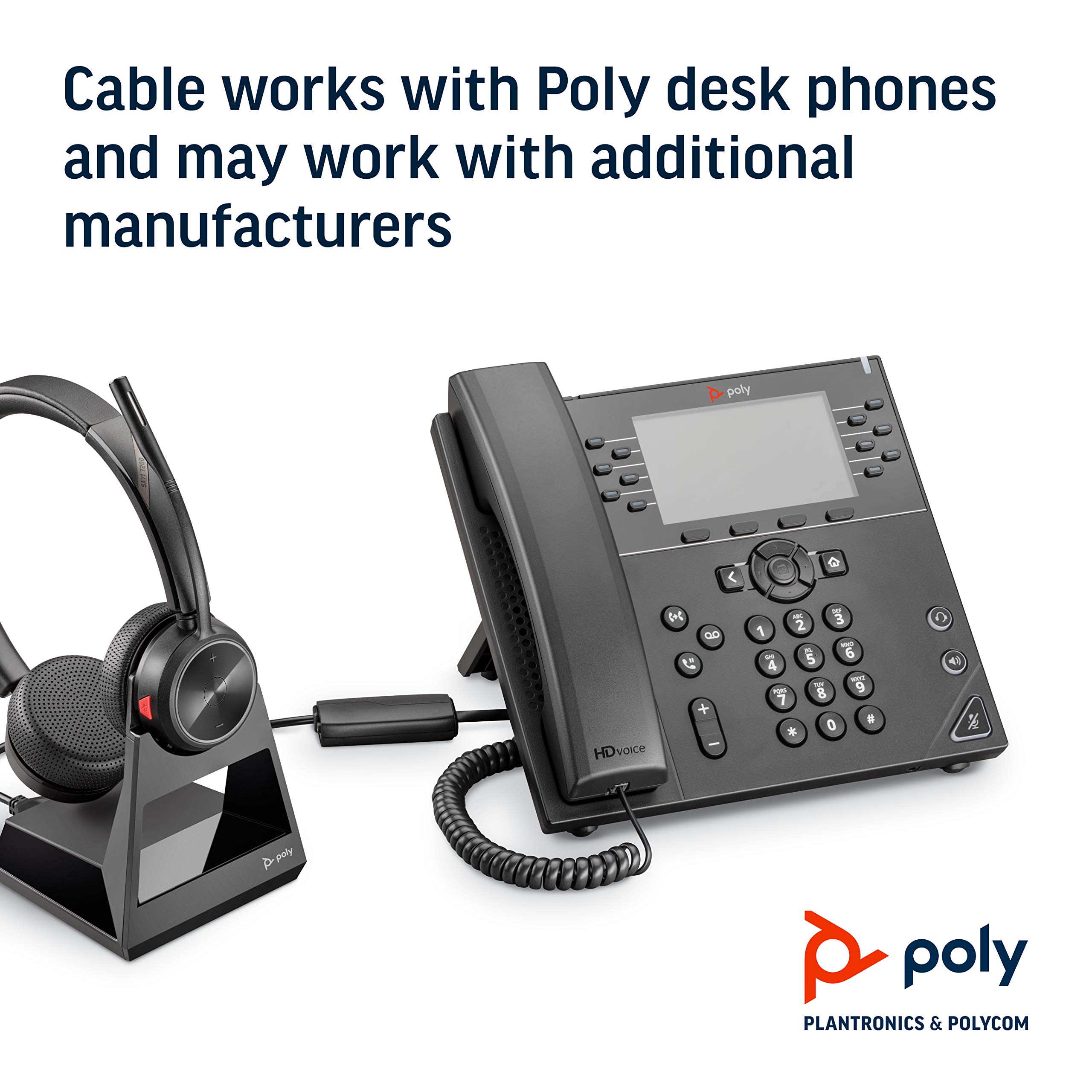 Foto 4 | Cable De Interruptor De Gancho Electrónico Plantronics App-51 Para Polietileno - Venta Internacional.