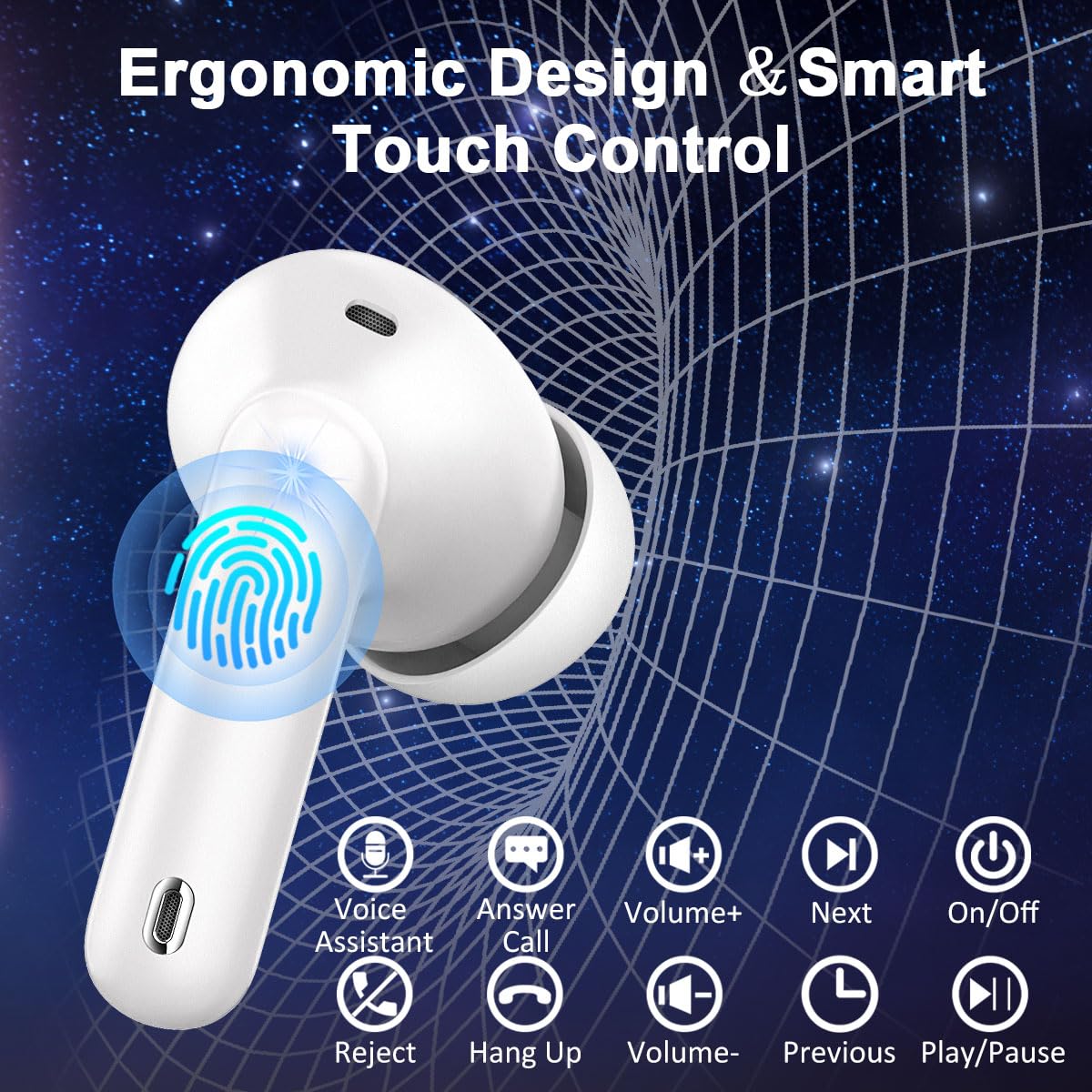Foto 7 pulgar | Auriculares Inalámbricos Bluetooth 5.4 Donerton 40h Playtime - Venta Internacional.
