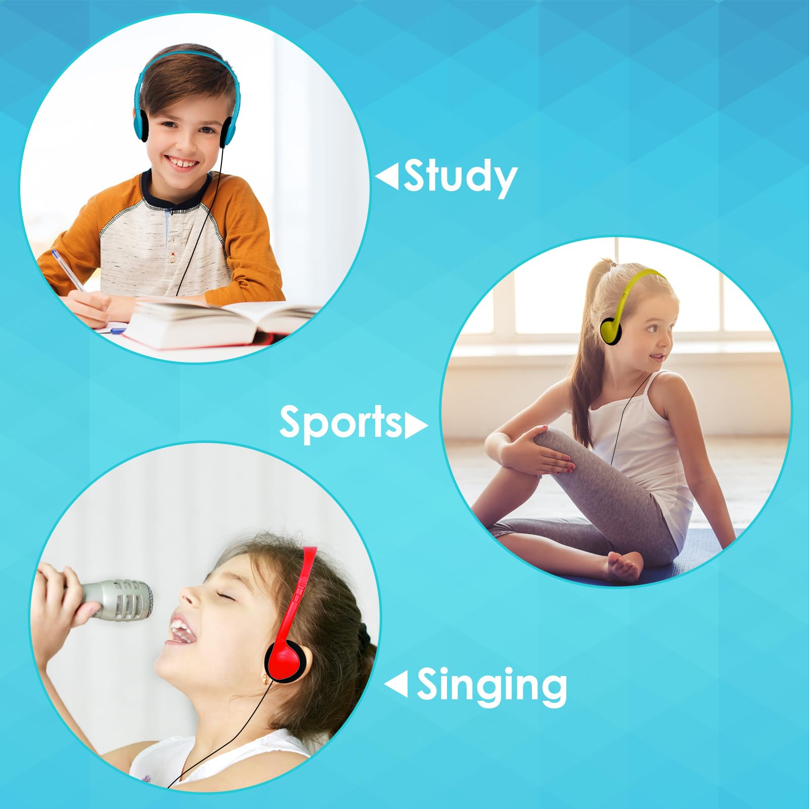 Foto 7 | Auriculares Yfsfqs Classroom Para Estudiantes Y Escuelas, Paquete De 20 - Venta Internacional.