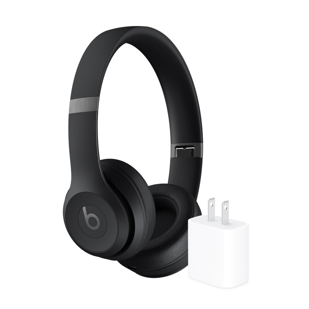 Foto 2 pulgar | Auriculares Inalámbricos Beats Solo 4 Con Adaptador De Corriente De 20 W, Color Negro - Venta Internacional.