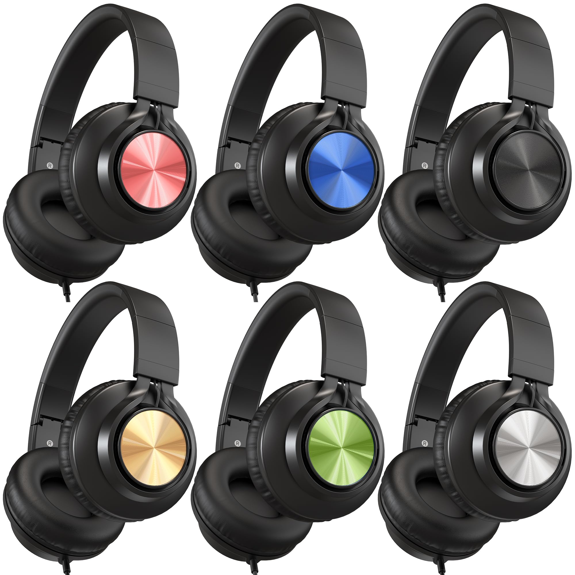 Foto 2 pulgar | Auriculares Ailihen A8 Con Cable, Paquete De 6 Unidades Para Niños Y Estudiantes Con Micrófono - Venta Internacional.