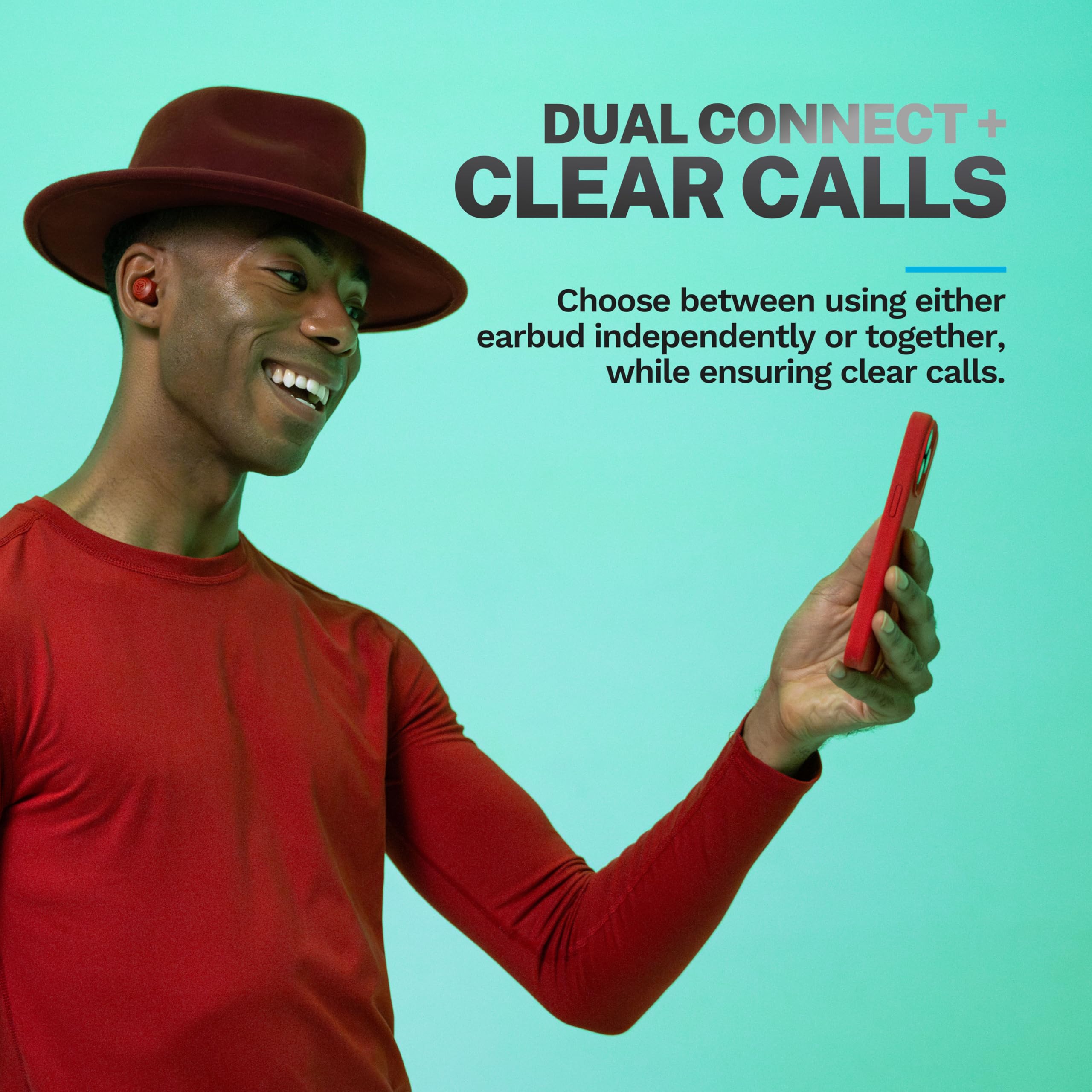 Foto 6 pulgar | Auriculares Bluetooth Jlab Go Air Pop True Wireless, Color Rojo - Venta Internacional.