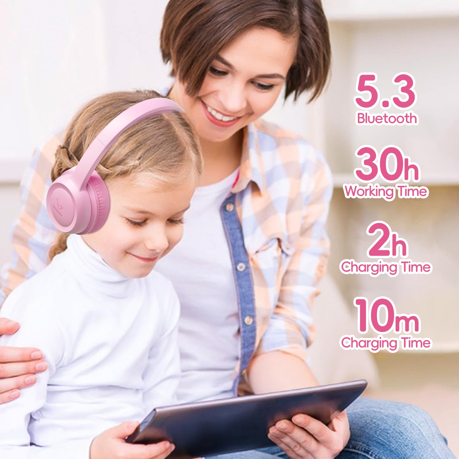 Foto 5 pulgar | Auriculares Bluetooth Vinamass E63 Para Niños Con 30 Horas De Reproducción - Venta Internacional.