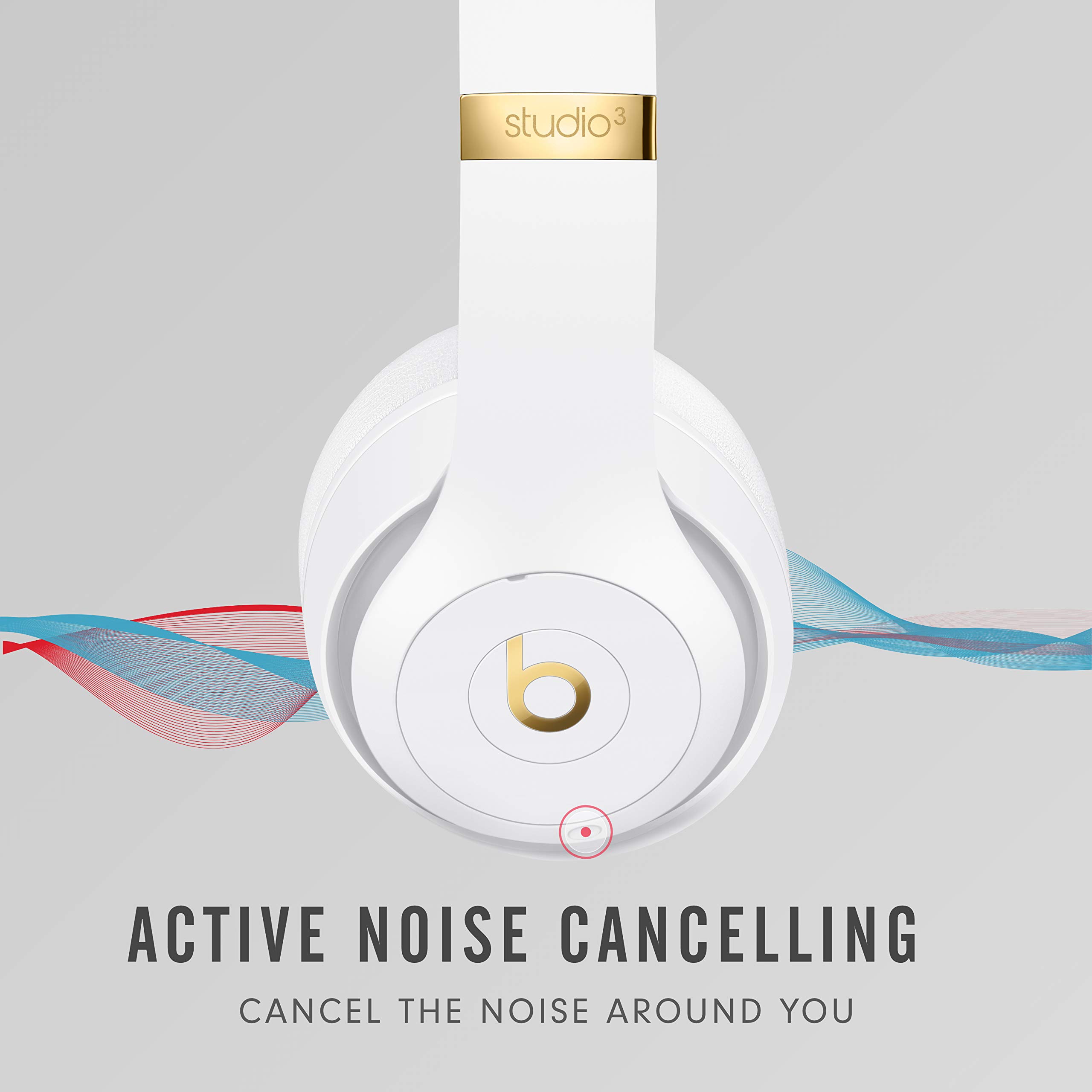 Foto 4 pulgar | Auriculares Inalámbricos Beats Studio3 Con Cancelación De Ruido Blancos - Venta Internacional.