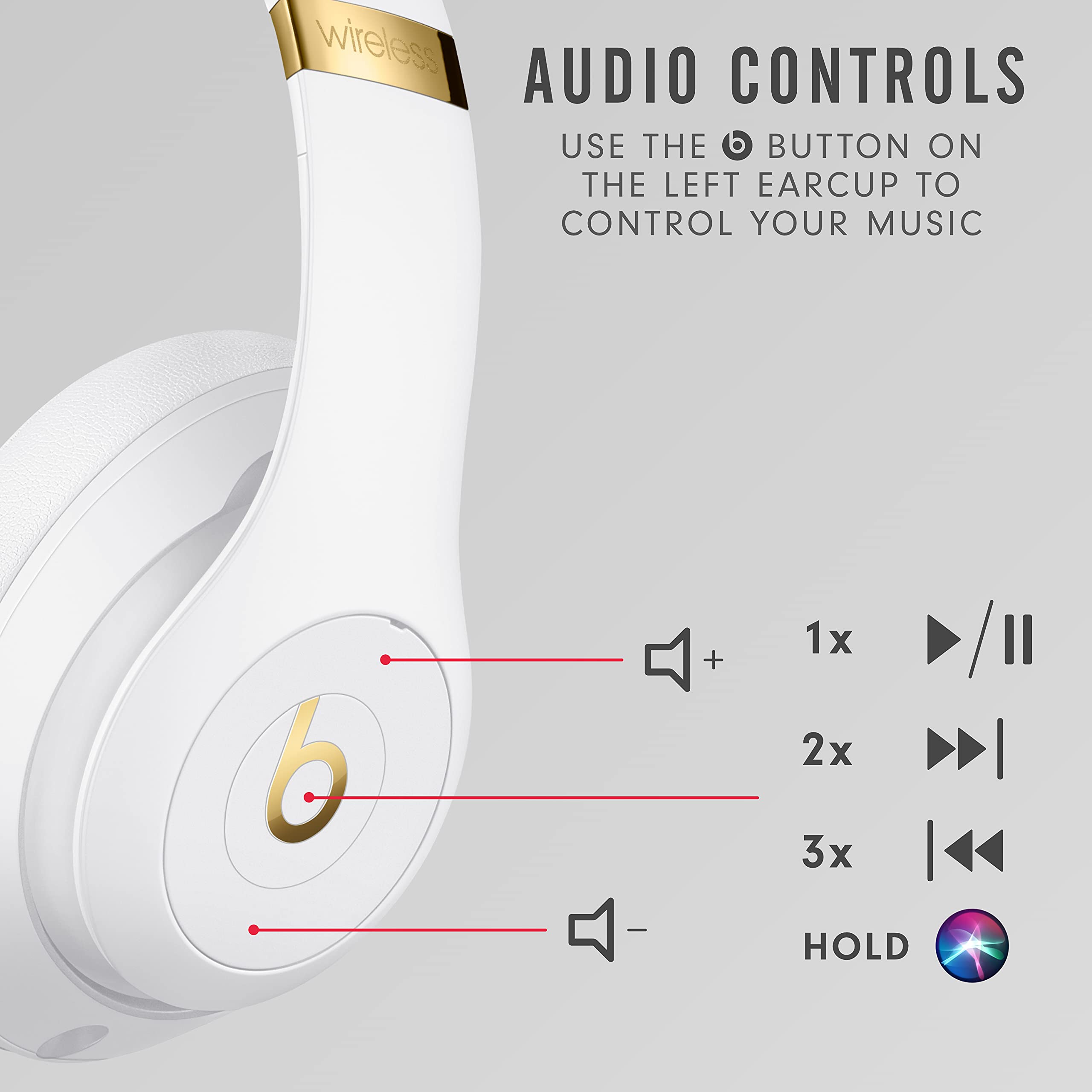 Foto 7 pulgar | Auriculares Inalámbricos Beats Studio3 Con Cancelación De Ruido Blancos - Venta Internacional.
