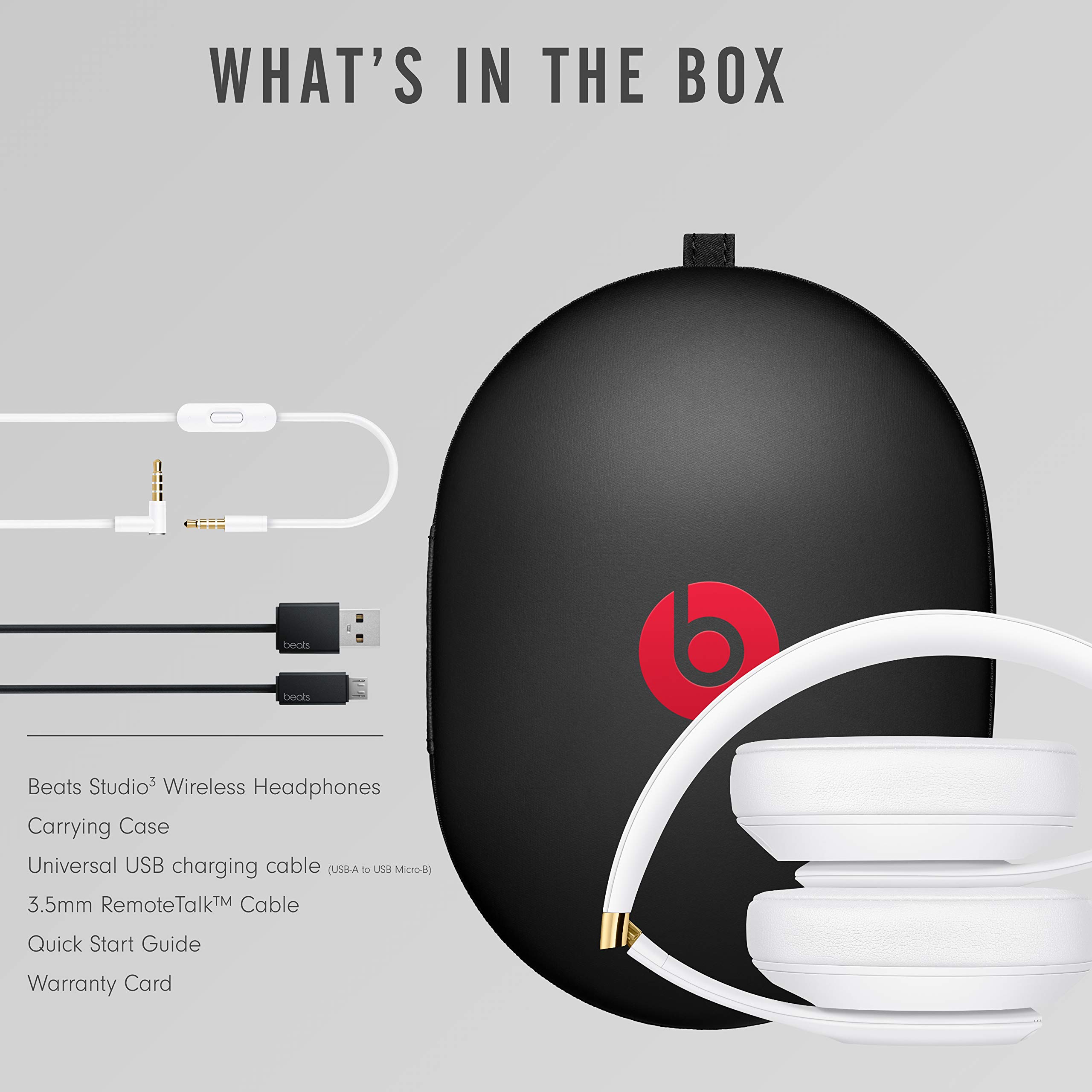 Foto 7 | Auriculares Inalámbricos Beats Studio3 Con Cancelación De Ruido Blancos - Venta Internacional.