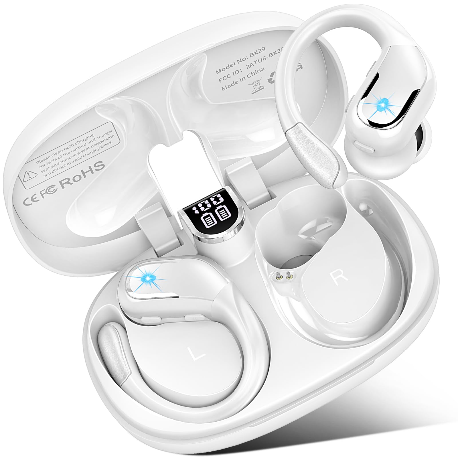 Foto 2 pulgar | Auriculares Inalámbricos Ltinist Bluetooth 5.4 75 Horas, Color Blanco - Venta Internacional.