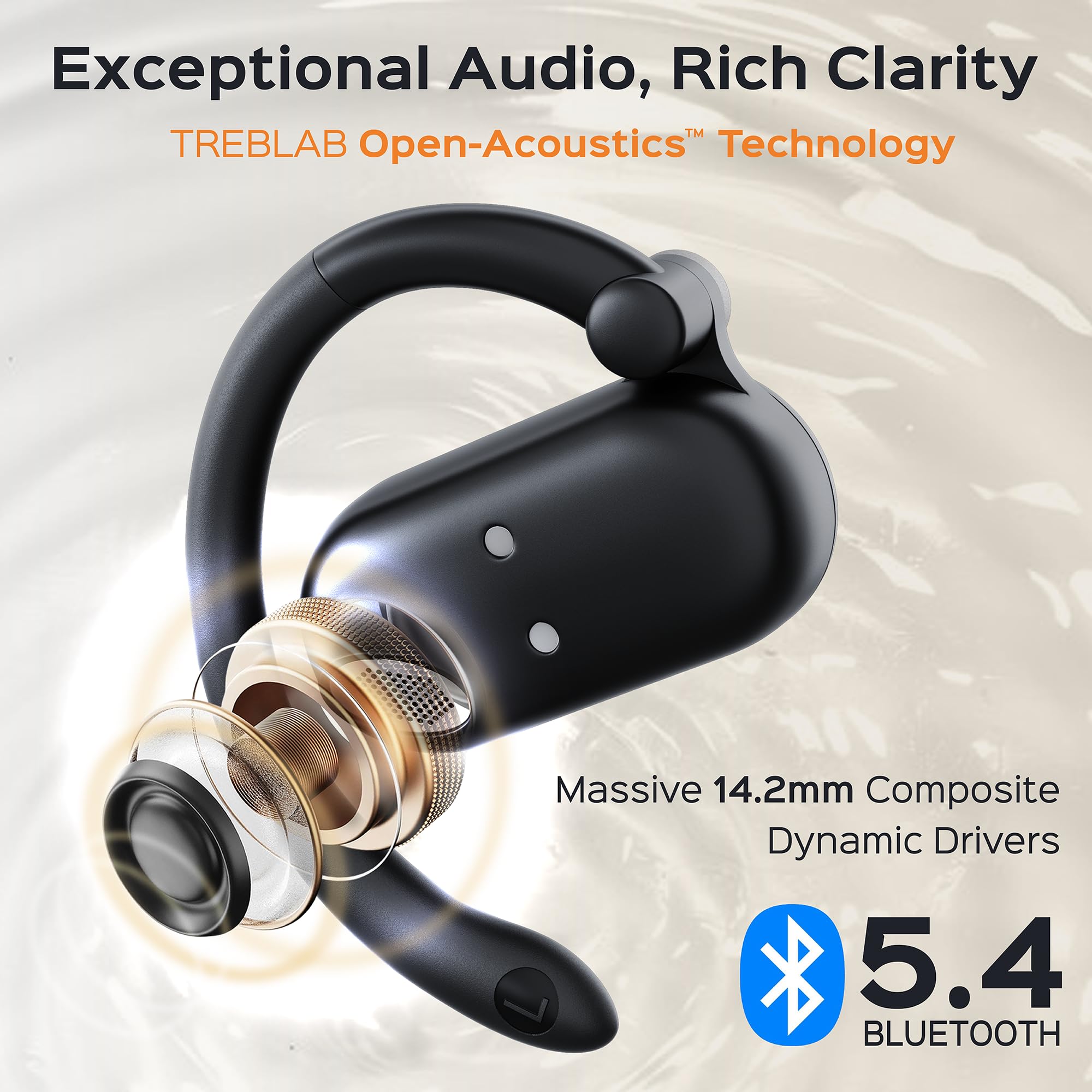 Foto 4 pulgar | Auriculares Inalámbricos Treblab X-open Lightweight 40h Playtime - Venta Internacional.