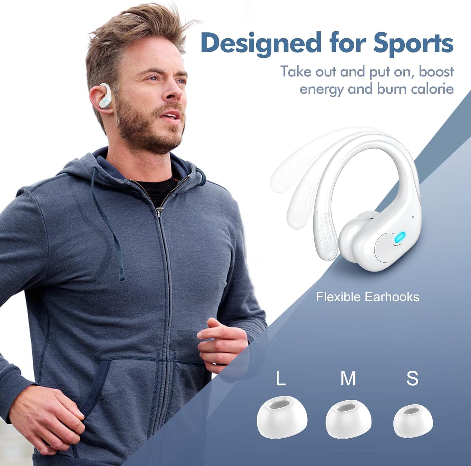 Foto 5 pulgar | Auriculares Inalámbricos Bluetooth 5.3 Hifi Stereo 80h Ipx7 - Venta Internacional.