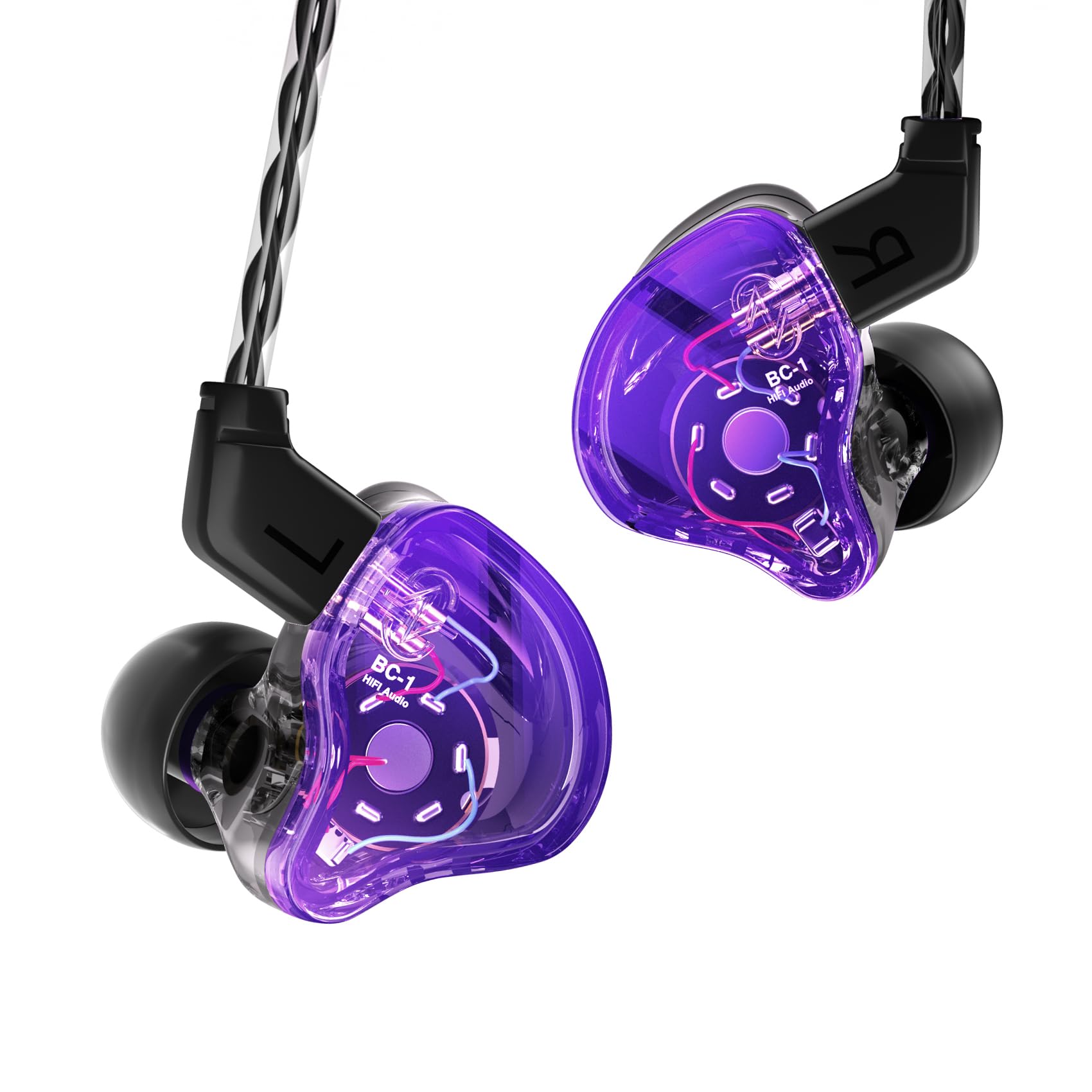 Foto 2 pulgar | Auriculares Ccz Melody In Ear Monitor 1dd 1ba Drivers, Color Morado - Venta Internacional.