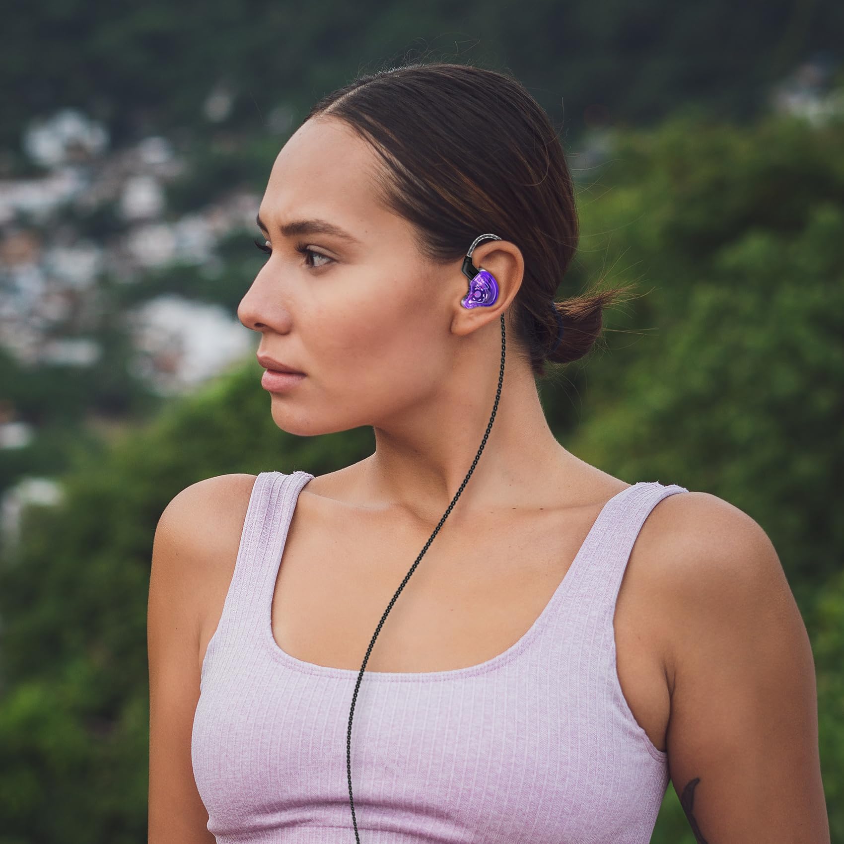 Foto 6 | Auriculares Ccz Melody In Ear Monitor 1dd 1ba Drivers, Color Morado - Venta Internacional.
