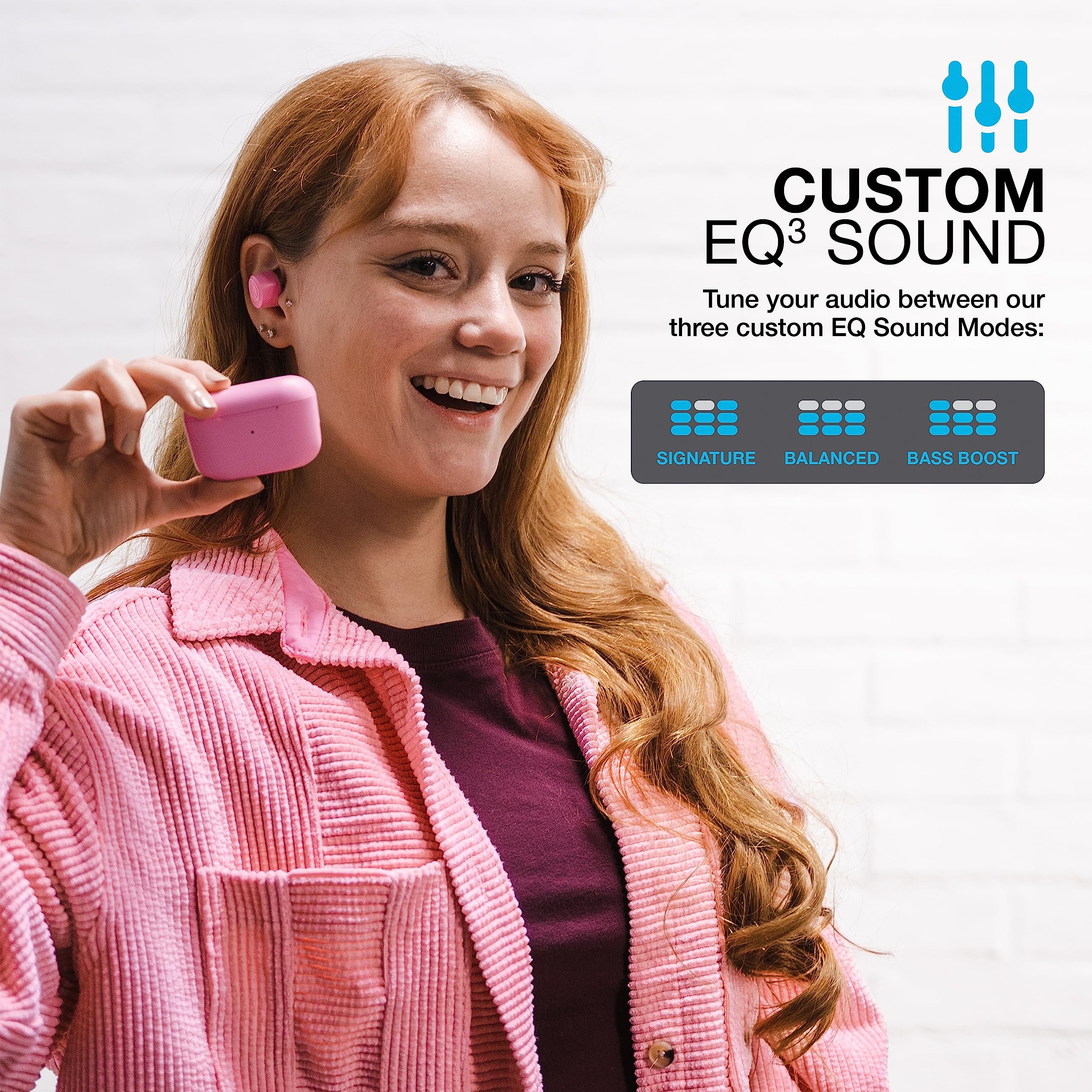 Foto 6 pulgar | Auriculares Bluetooth Jlab Go Air Pop Con Funda De Carga Rosa - Venta Internacional.