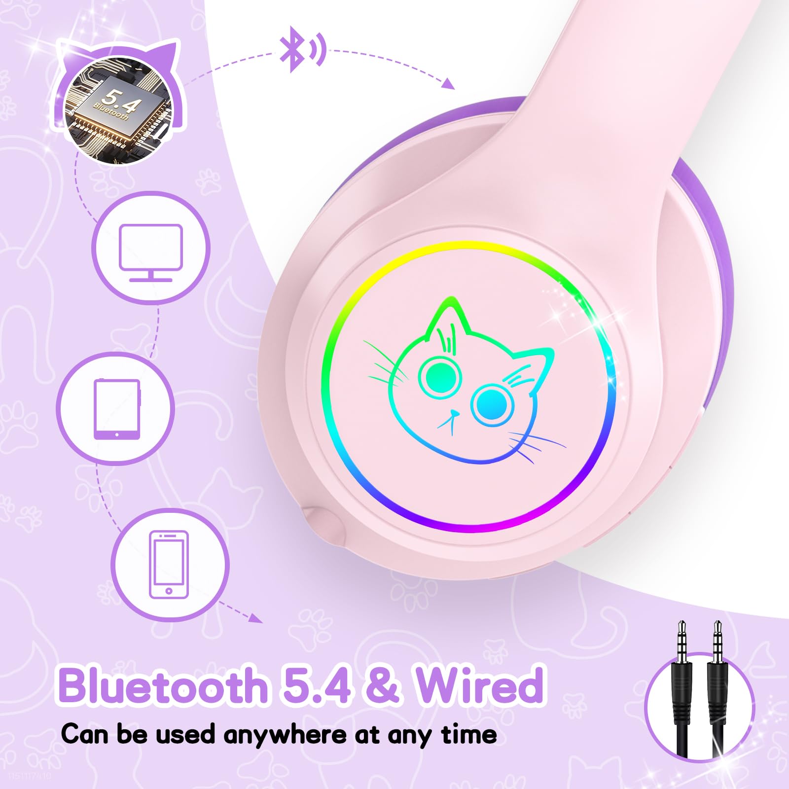 Foto 3 pulgar | Auriculares Bluetooth Lobkin Kids Over Ear 50 H Playtime - Venta Internacional.