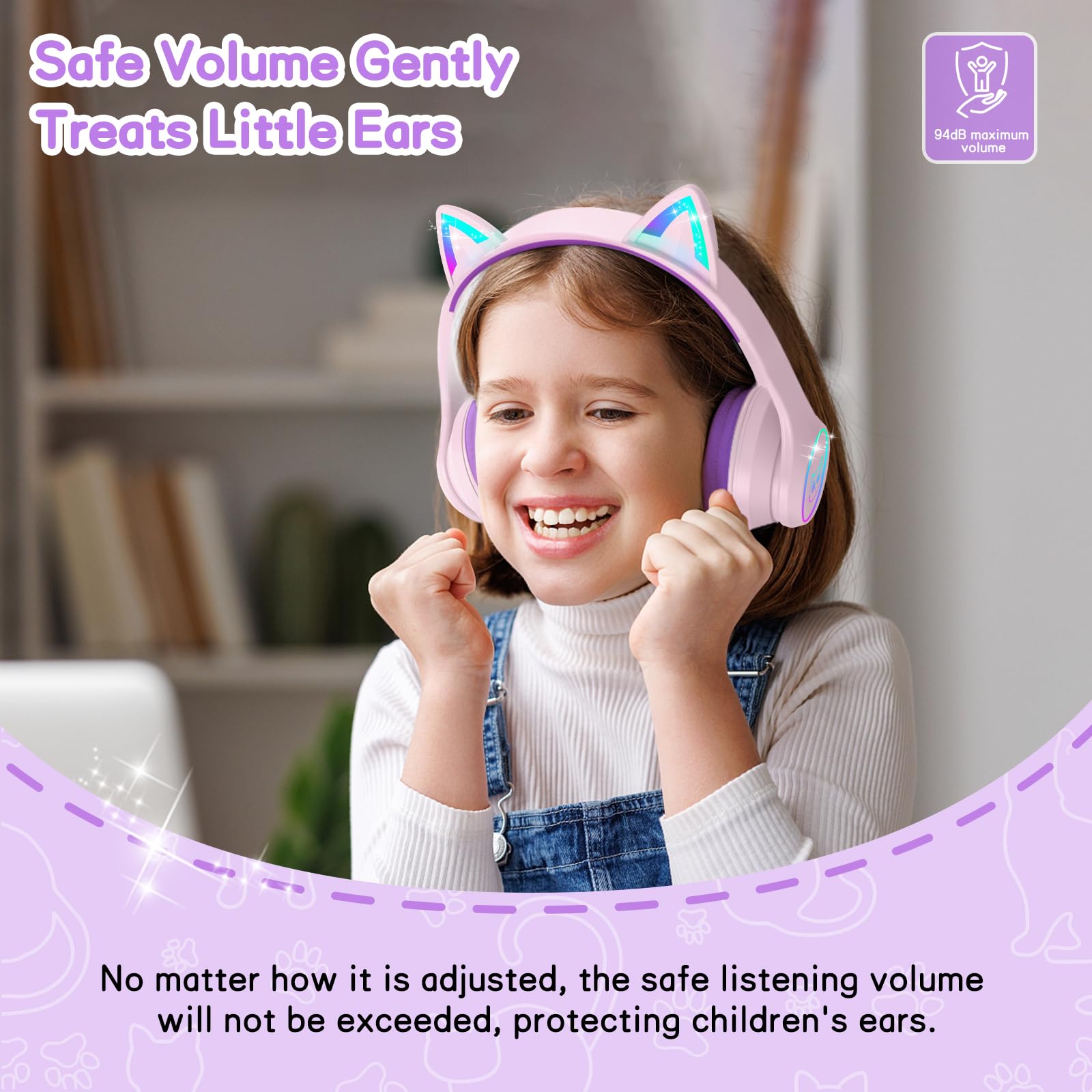 Foto 4 pulgar | Auriculares Bluetooth Lobkin Kids Over Ear 50 H Playtime - Venta Internacional.
