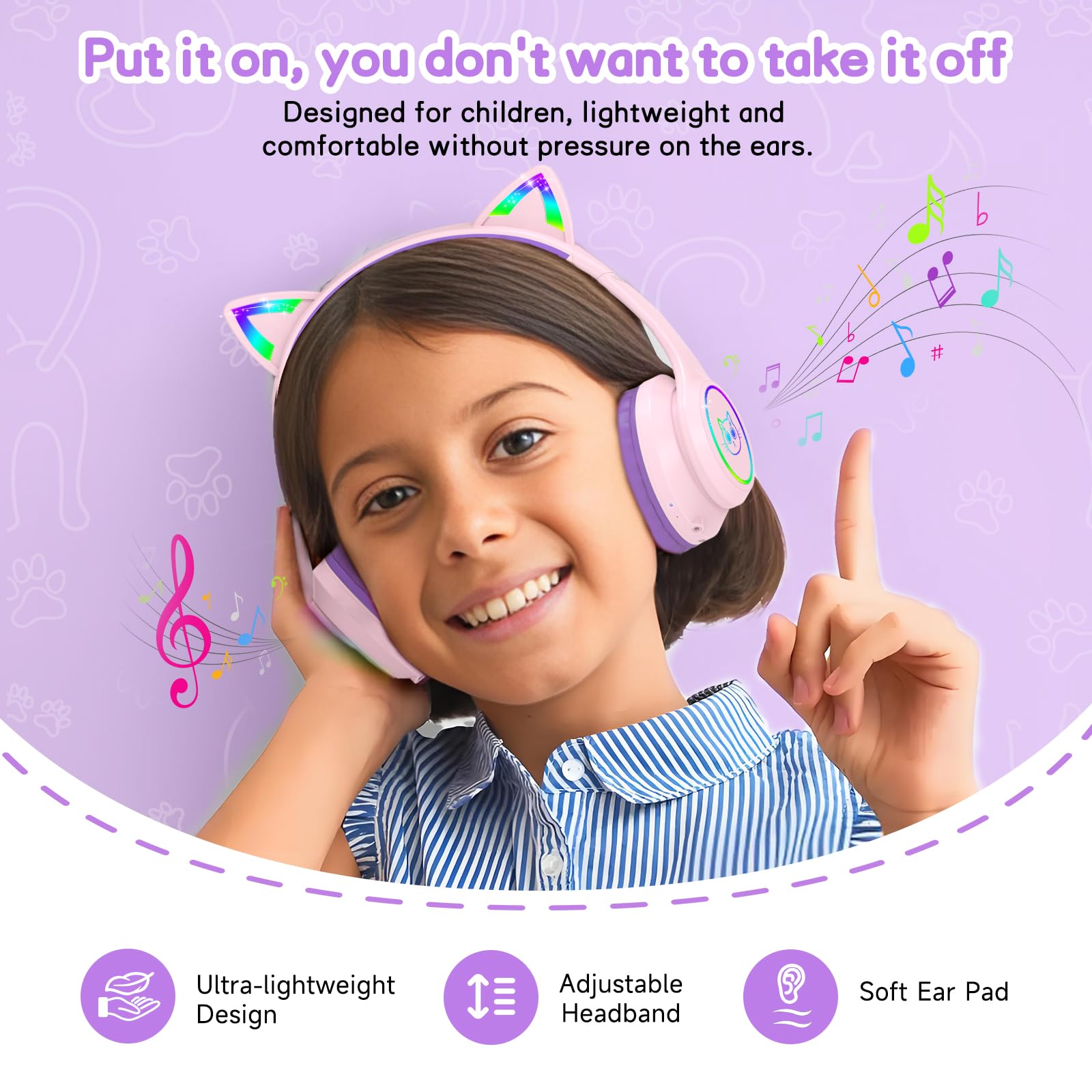 Foto 5 pulgar | Auriculares Bluetooth Lobkin Kids Over Ear 50 H Playtime - Venta Internacional.