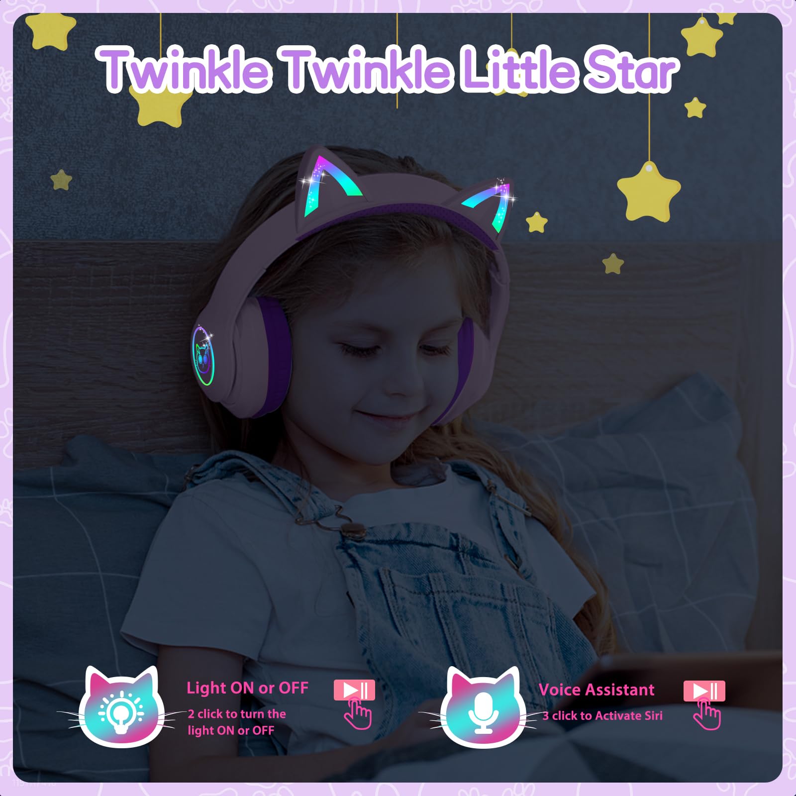 Foto 6 pulgar | Auriculares Bluetooth Lobkin Kids Over Ear 50 H Playtime - Venta Internacional.