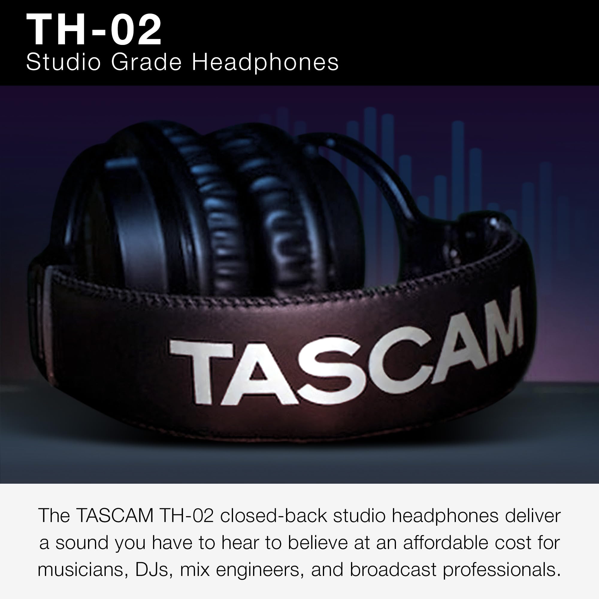 Foto 3 pulgar | Auriculares Tascam Th-02 Professional Studio Monitor Con Cable - Venta Internacional.