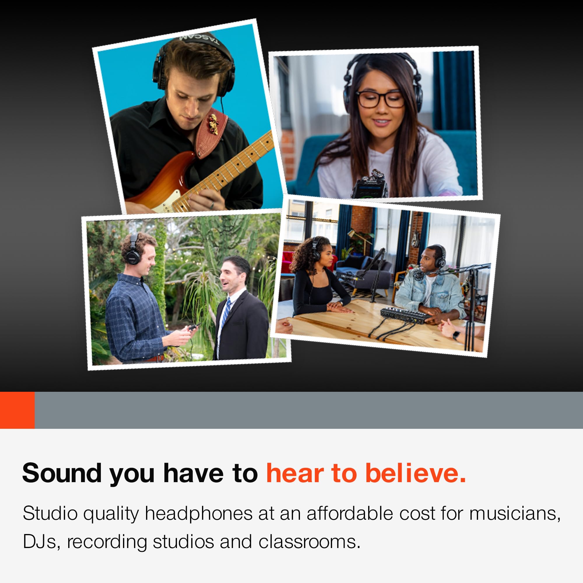 Foto 5 pulgar | Auriculares Tascam Th-02 Professional Studio Monitor Con Cable - Venta Internacional.