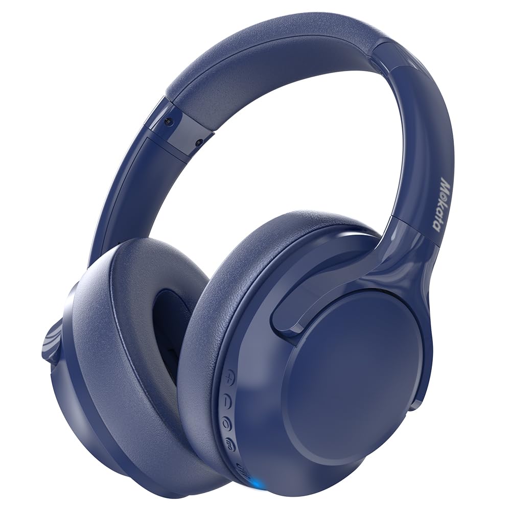 Foto 2 pulgar | Auriculares Bluetooth 5.3 Mokata Over Ear 68h Playtime Blue - Venta Internacional.