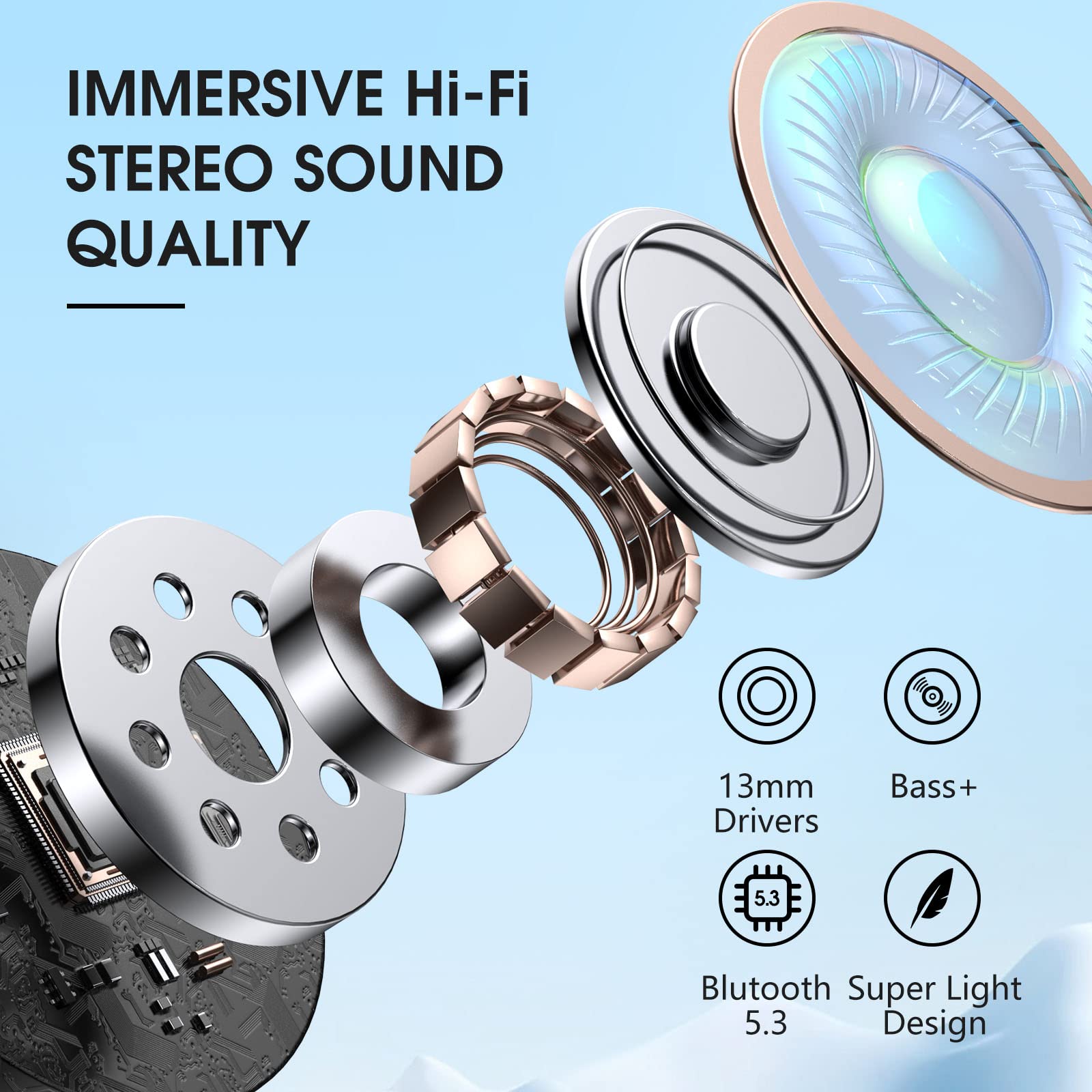 Foto 4 pulgar | Auriculares Inalámbricos Whykjtek A10pro Bluetooth 5.3 40 Horas De Reproducción - Venta Internacional.