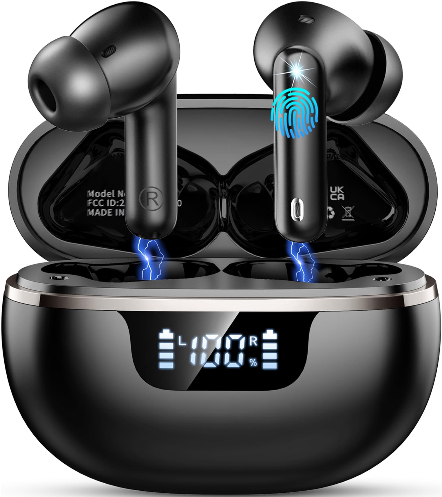 Foto 2 pulgar | Auriculares Inalámbricos Donerton W90 Bluetooth 5.4 40h Playtime - Venta Internacional.