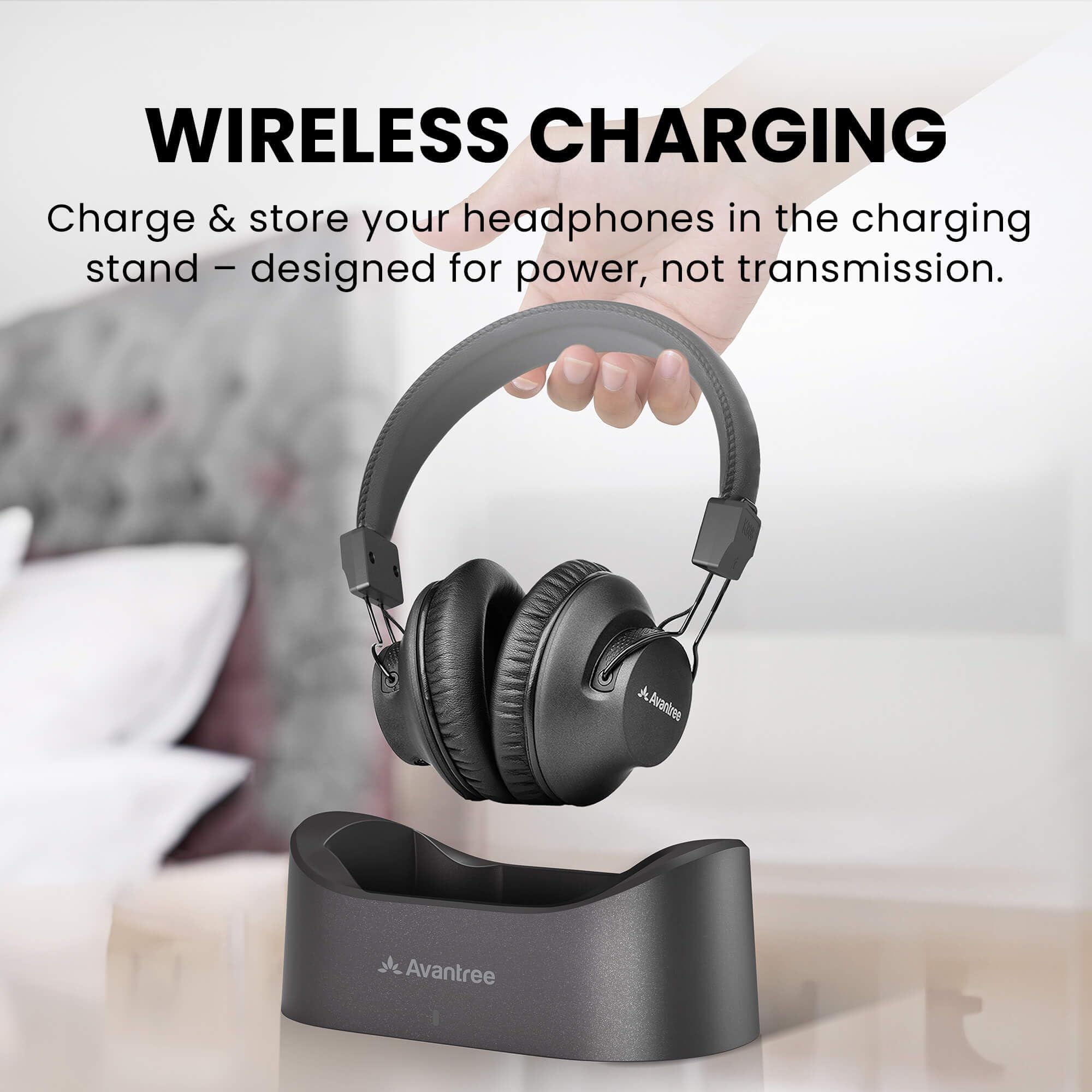 Foto 4 pulgar | Auriculares Supraaurales Bluetooth Avantree Audition 3 Con Base - Venta Internacional.