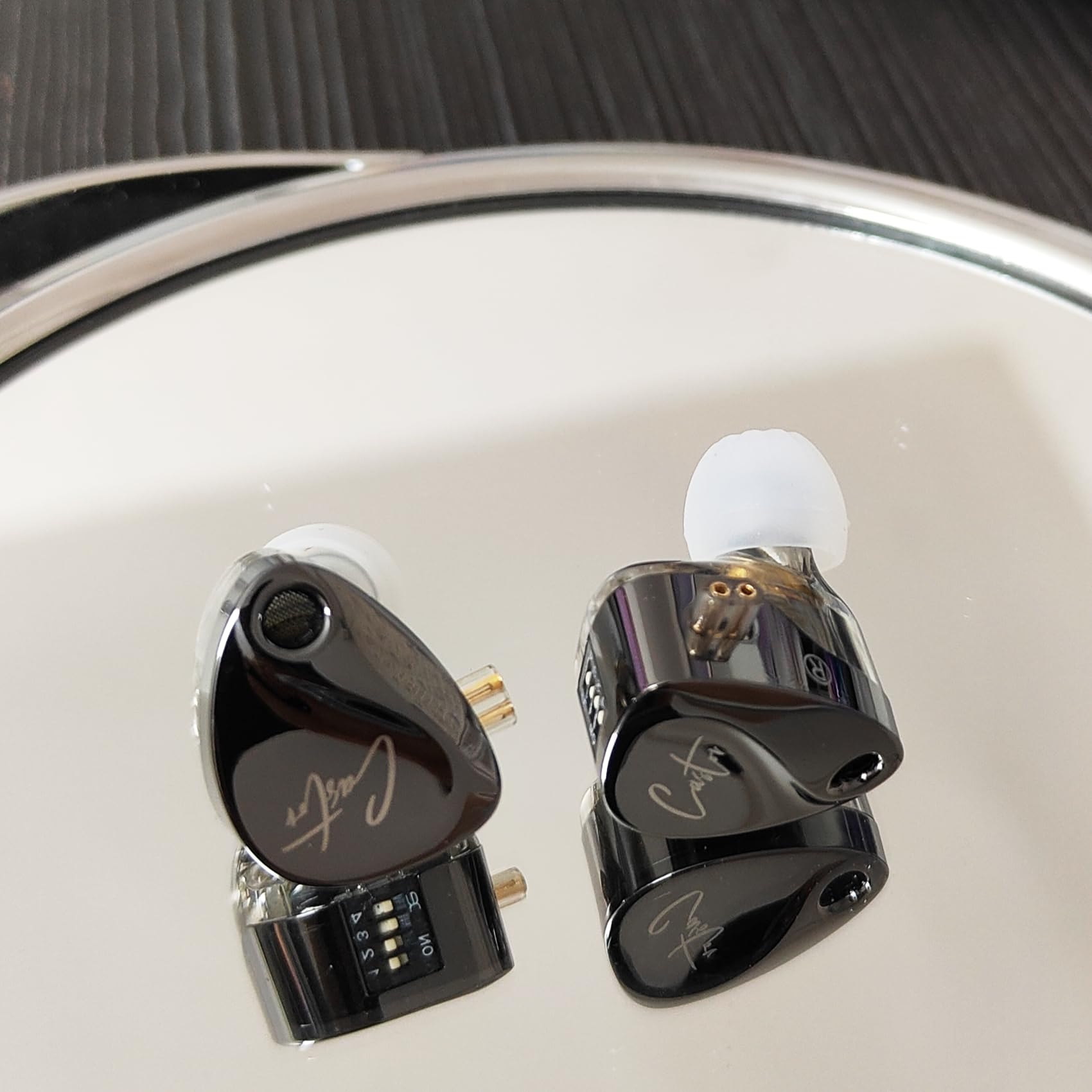 Foto 5 pulgar | Auriculares Intraurales Kz Castor Con Micrófono, Color Negro Y Plateado - Venta Internacional.