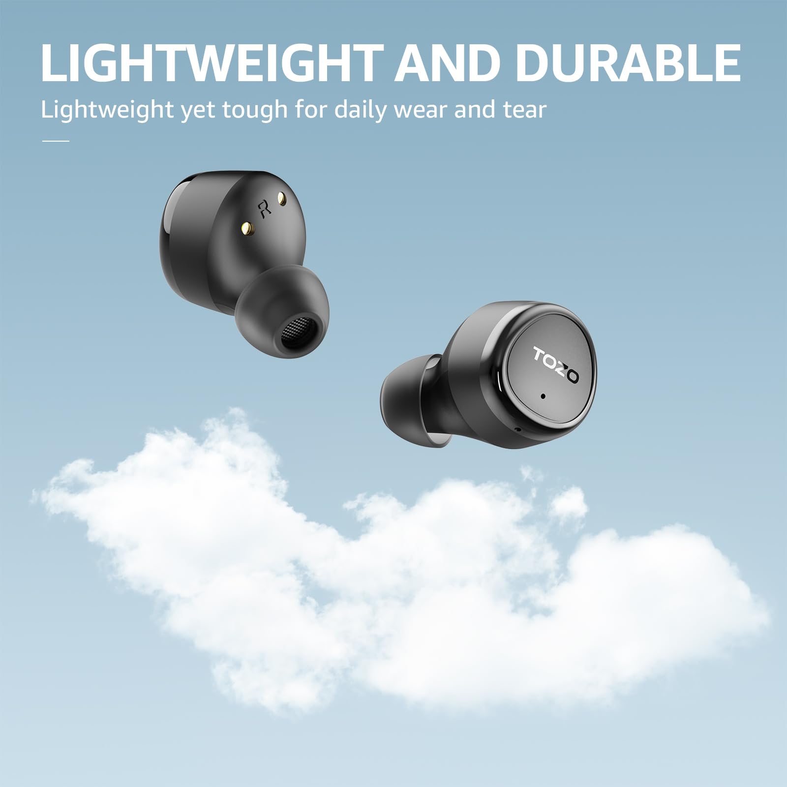 Foto 3 pulgar | Auriculares Inalámbricos Tozo E1 Con Micrófono Bluetooth 5.3 30h Playtime Negros - Venta Internacional.